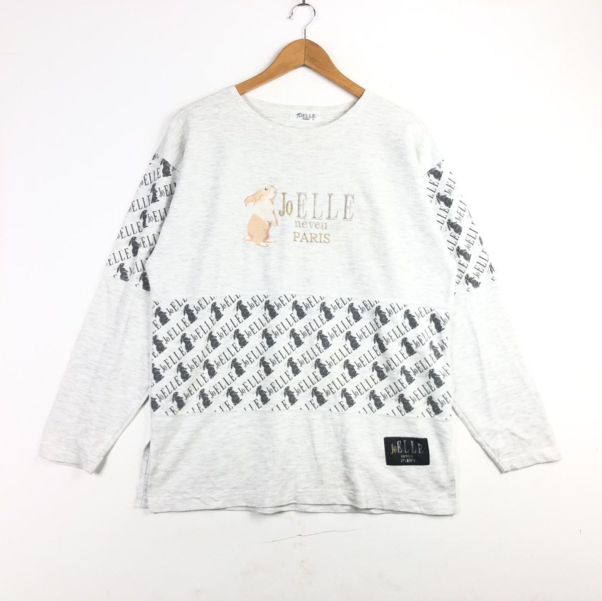 Japanese Brand × Vintage Vintage Elle Paris Sweatshirt Big Logo Size L Size US L / EU 52-54 / 3 - 1 Thumbnail
