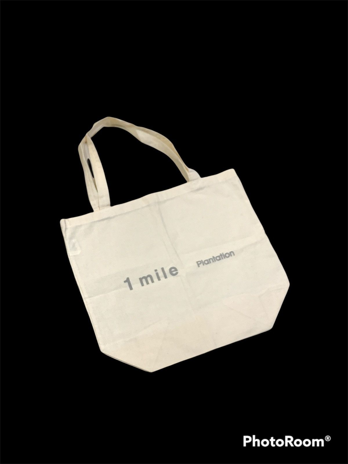 image of Plantation 1Mile By Issey Miyake Cotton Tote Bag in White, Men's
