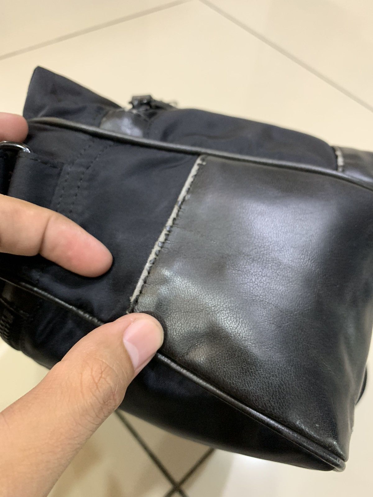 Yohji Yamamoto Y'SACCS BY YOHJI YAMAMOTO NYLON SLING BAG Size ONE SIZE - 9 Thumbnail