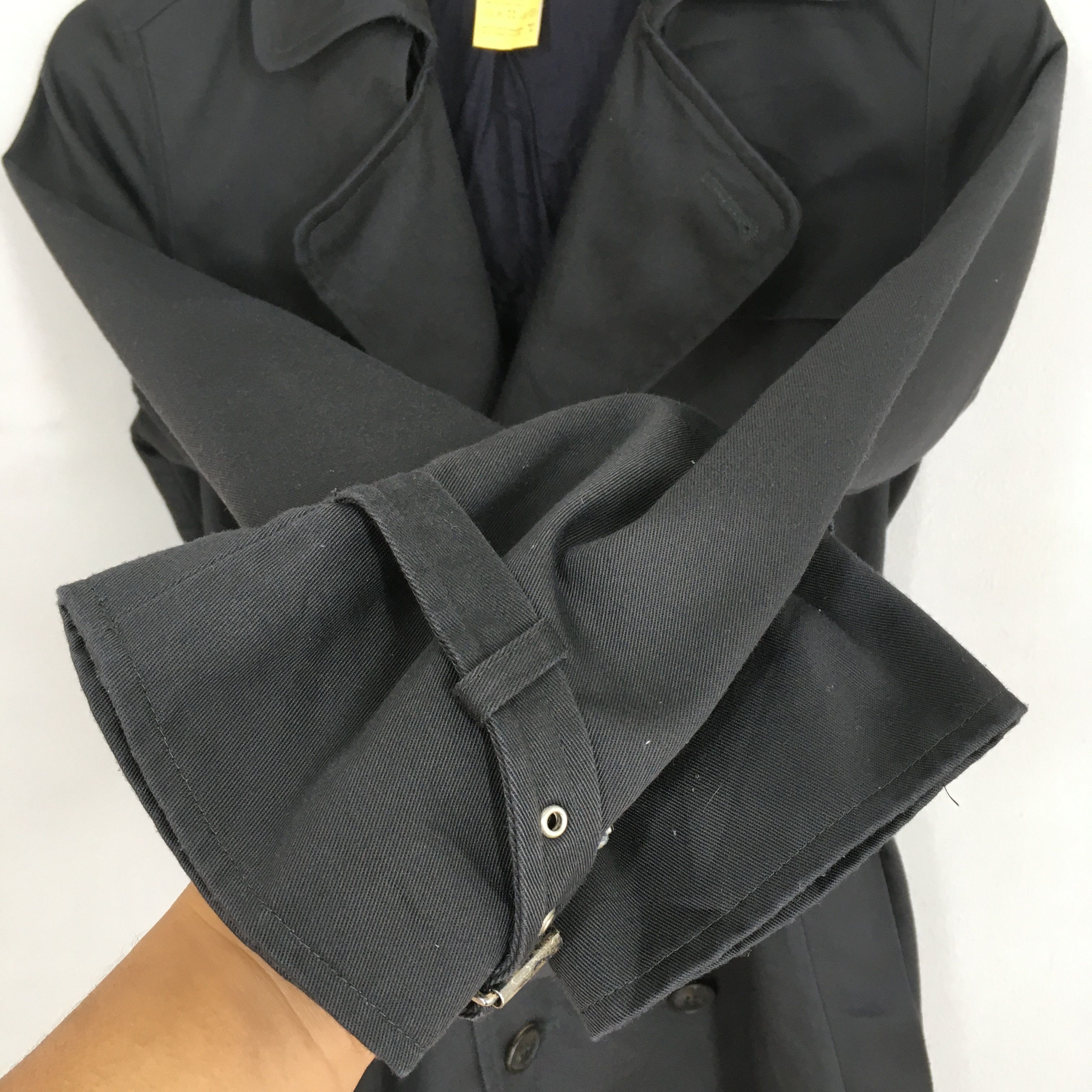 A.P.C. × Designer × Vintage APC Long Coat Women's Jacket Apc Designer Black XSmall Size XS / US 0-2 / IT 36-38 - 6 Thumbnail