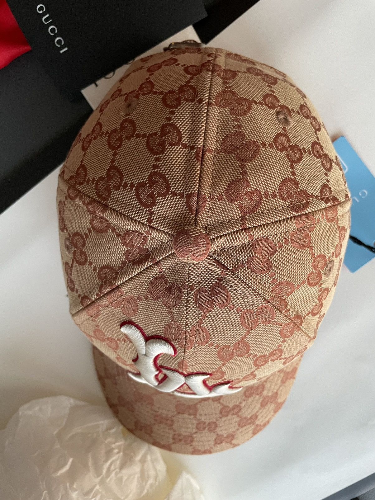 Gucci × MLB Super Runway Limited Edition Gucci x LA Dodgers GG Logo Hat Size ONE SIZE - 20 Thumbnail
