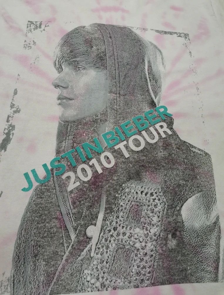 Band Tees × Justin Bieber Justin Bieber Tour 2010 Vintage Tie Dye Size US M / EU 48-50 / 2 - 1 Thumbnail