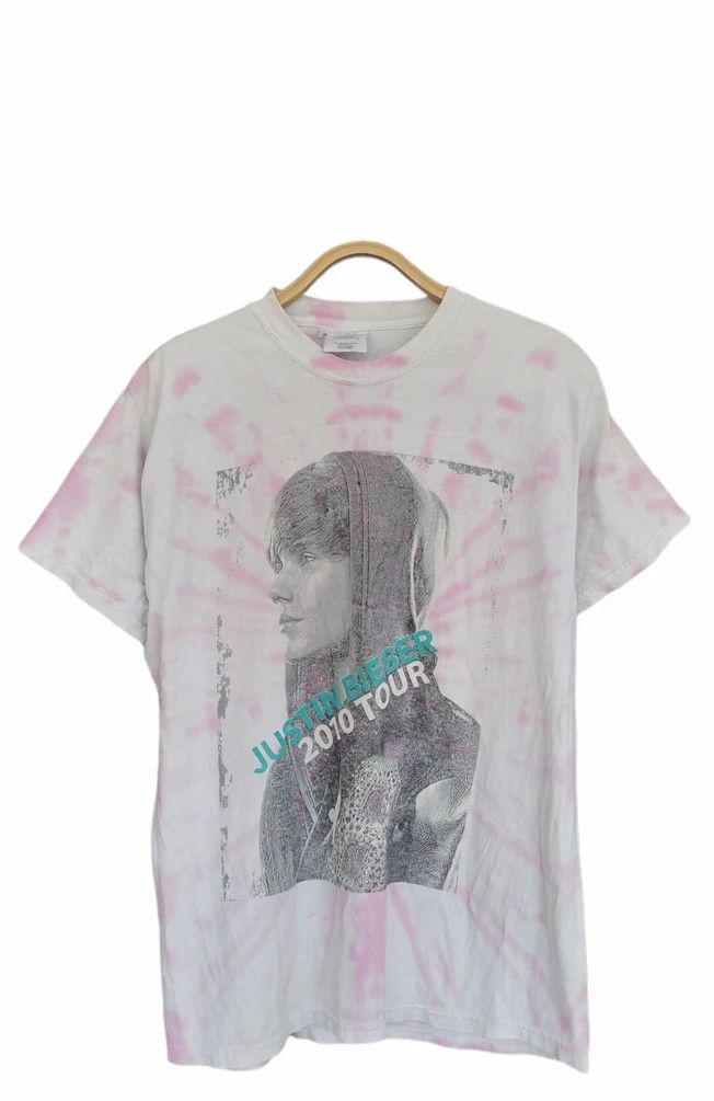 Band Tees × Justin Bieber Justin Bieber Tour 2010 Vintage Tie Dye Size US M / EU 48-50 / 2 - 2 Thumbnail