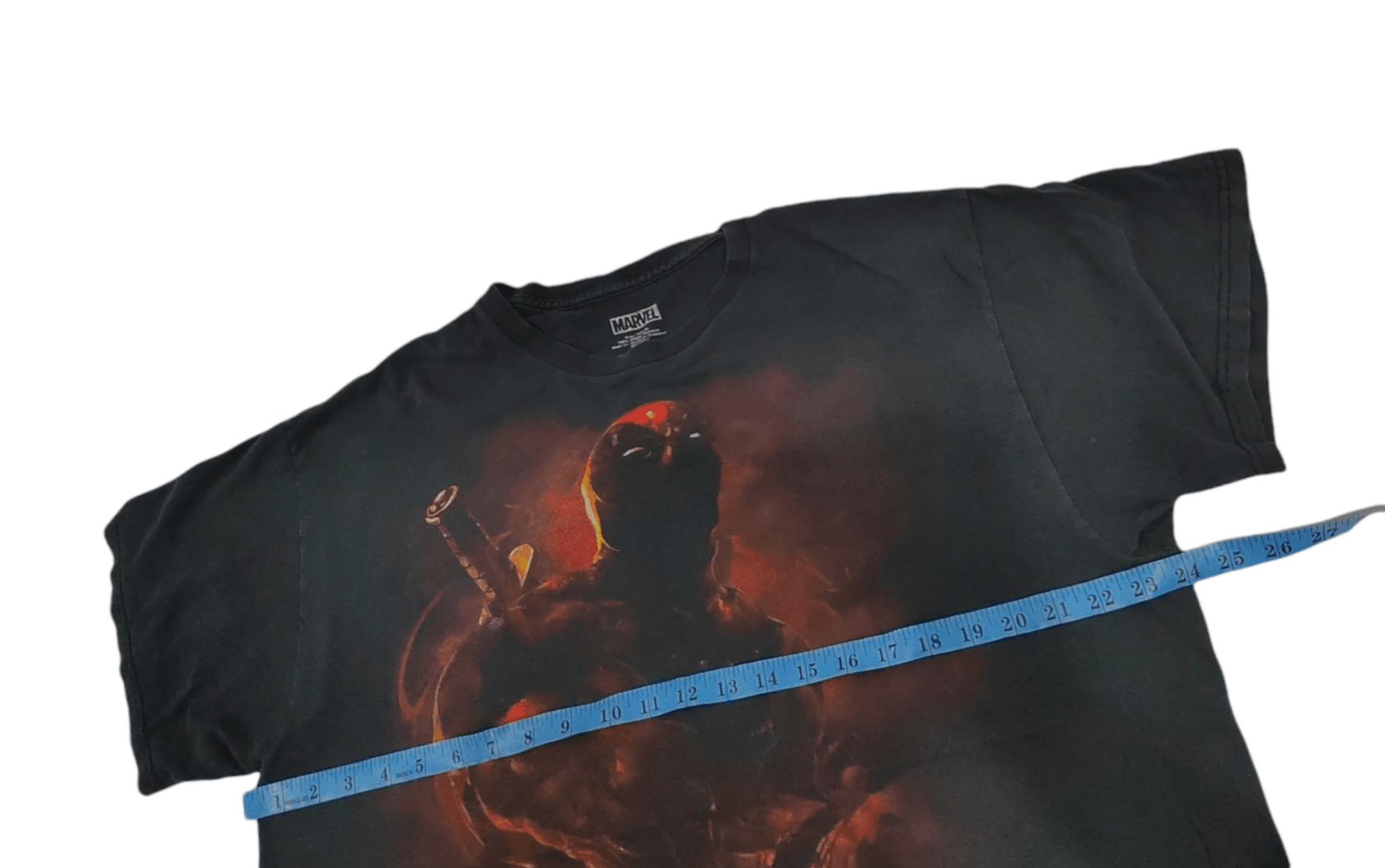 Cartoon Network × Marvel Comics Vintage Deadpool Marvel Tshirt Rare Big screen Size US XL / EU 56 / 4 - 4 Thumbnail