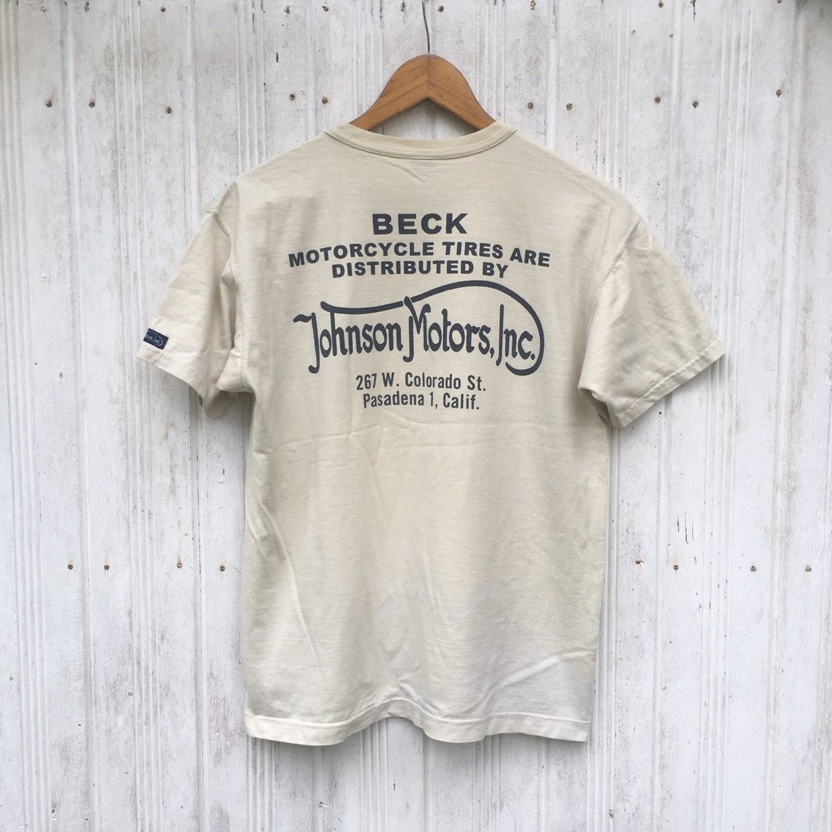 TOYS McCOY × The Real McCoy's × Vintage Vintage Joe Mccoy’s Japan Tshirt Johnson Motor Inc Size US M / EU 48-50 / 2 - 7 Thumbnail