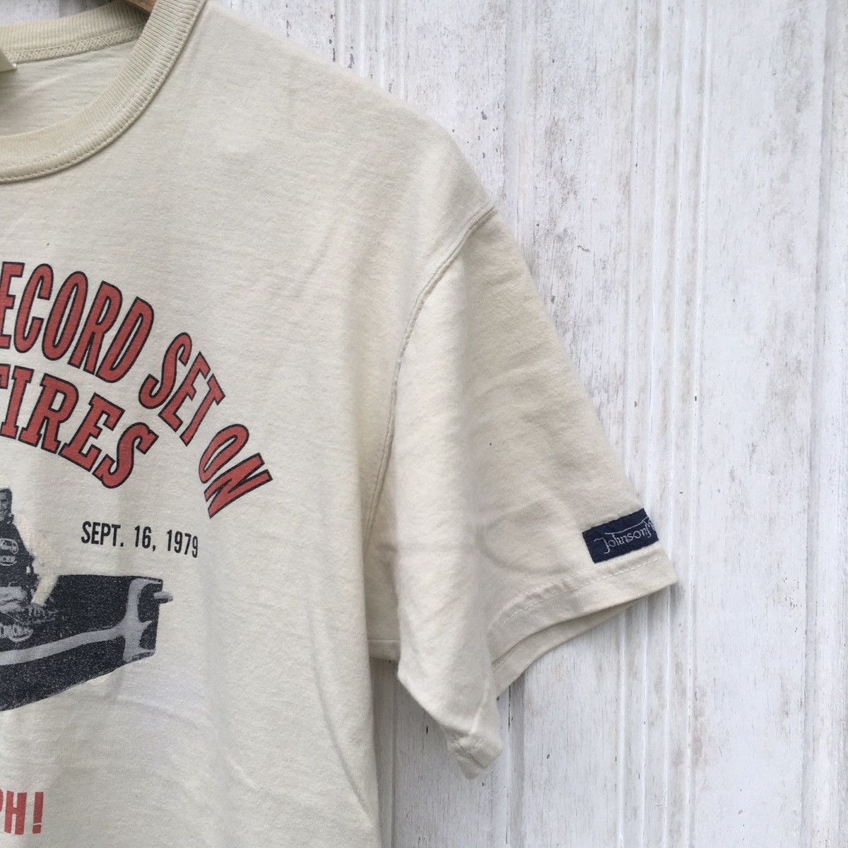 TOYS McCOY × The Real McCoy's × Vintage Vintage Joe Mccoy’s Japan Tshirt Johnson Motor Inc Size US M / EU 48-50 / 2 - 3 Thumbnail