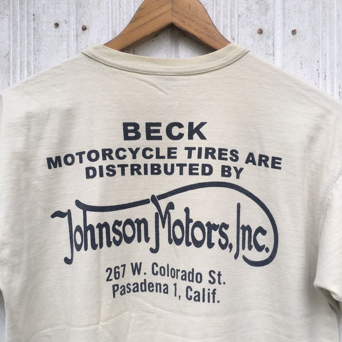 TOYS McCOY × The Real McCoy's × Vintage Vintage Joe Mccoy’s Japan Tshirt Johnson Motor Inc Size US M / EU 48-50 / 2 - 10 Thumbnail