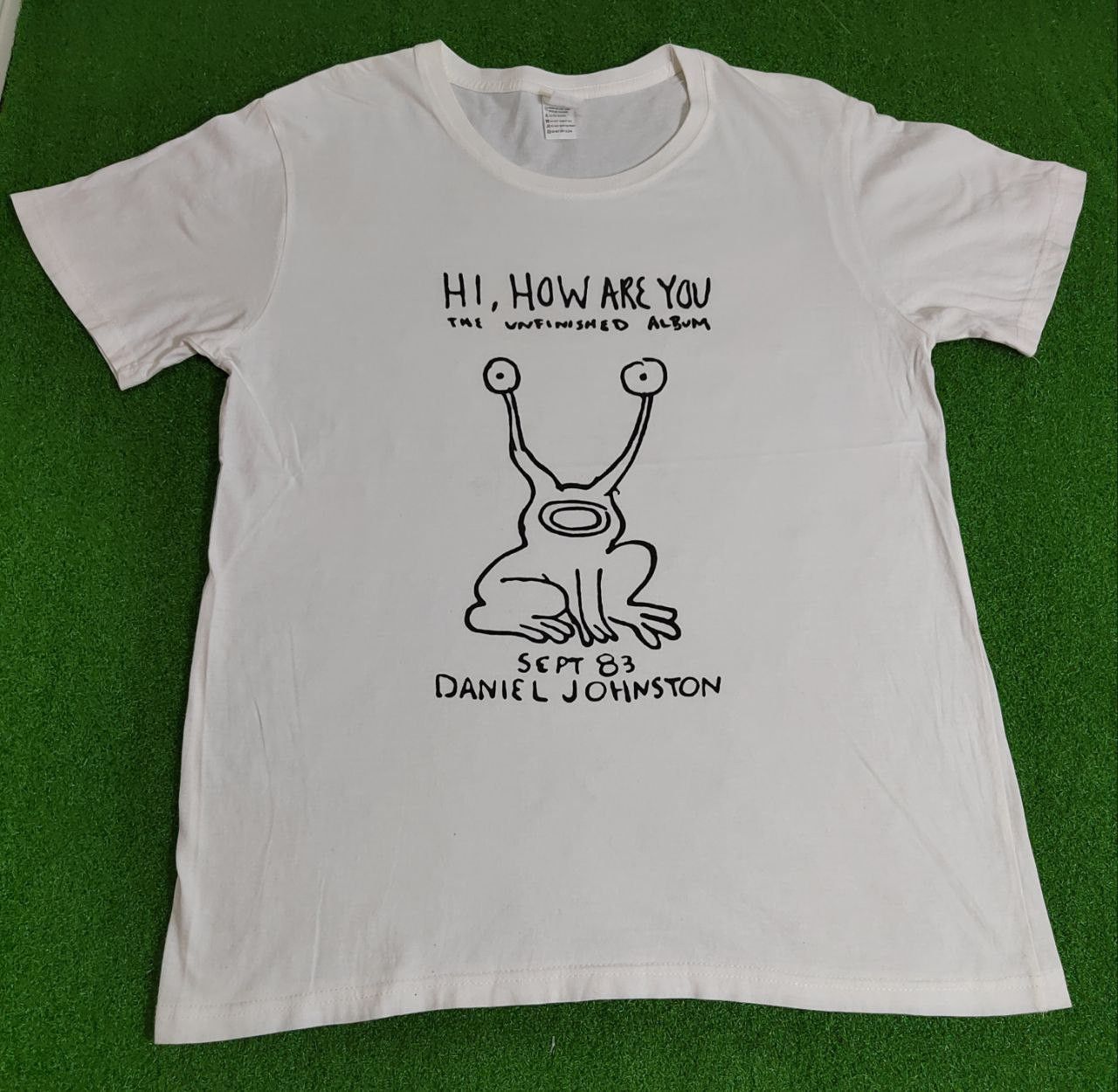 Band Tees × Other × Vintage Hi, how are you - The Unfinished Album - Daniel Johnston Size US M / EU 48-50 / 2 - 2 Thumbnail