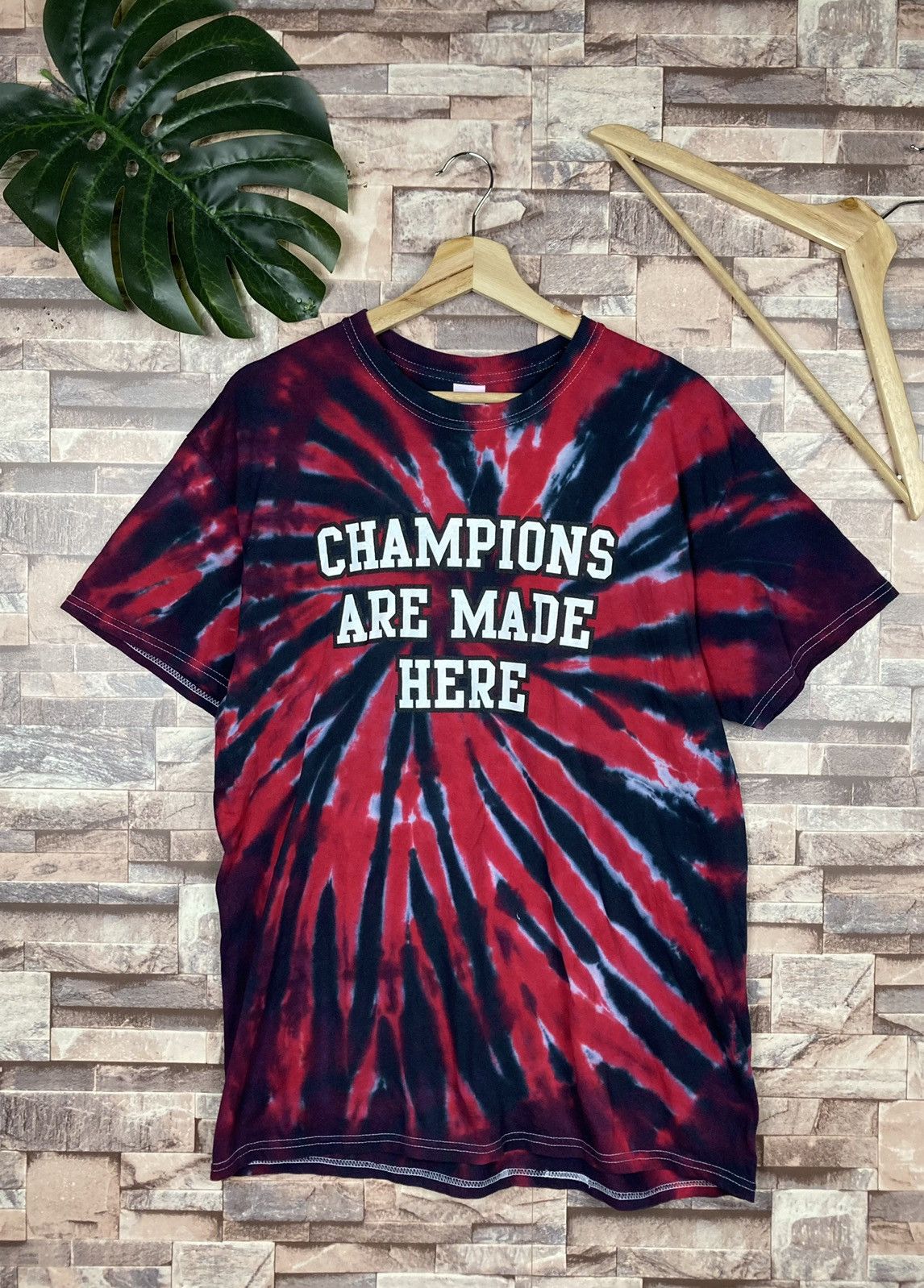 Bleach × Gildan Champions Are Made Here Acid Wash Tee Size US L / EU 52-54 / 3 - 1 Thumbnail