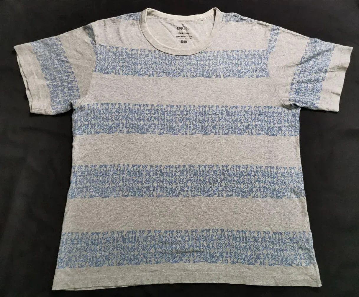 Japanese Brand × Keith Haring × Vintage Keith Haring Moma Art Full Print Size US XL / EU 56 / 4 - 6 Thumbnail