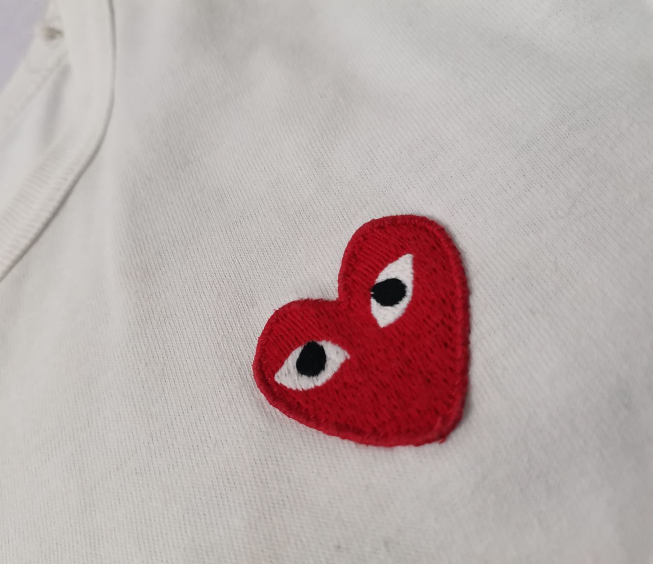 Comme des Garcons × Comme des Garcons Homme × Comme des Garcons Homme Plus Comme des Garcons CDG Play Heart White Size US XXS / EU 40 - 4 Thumbnail