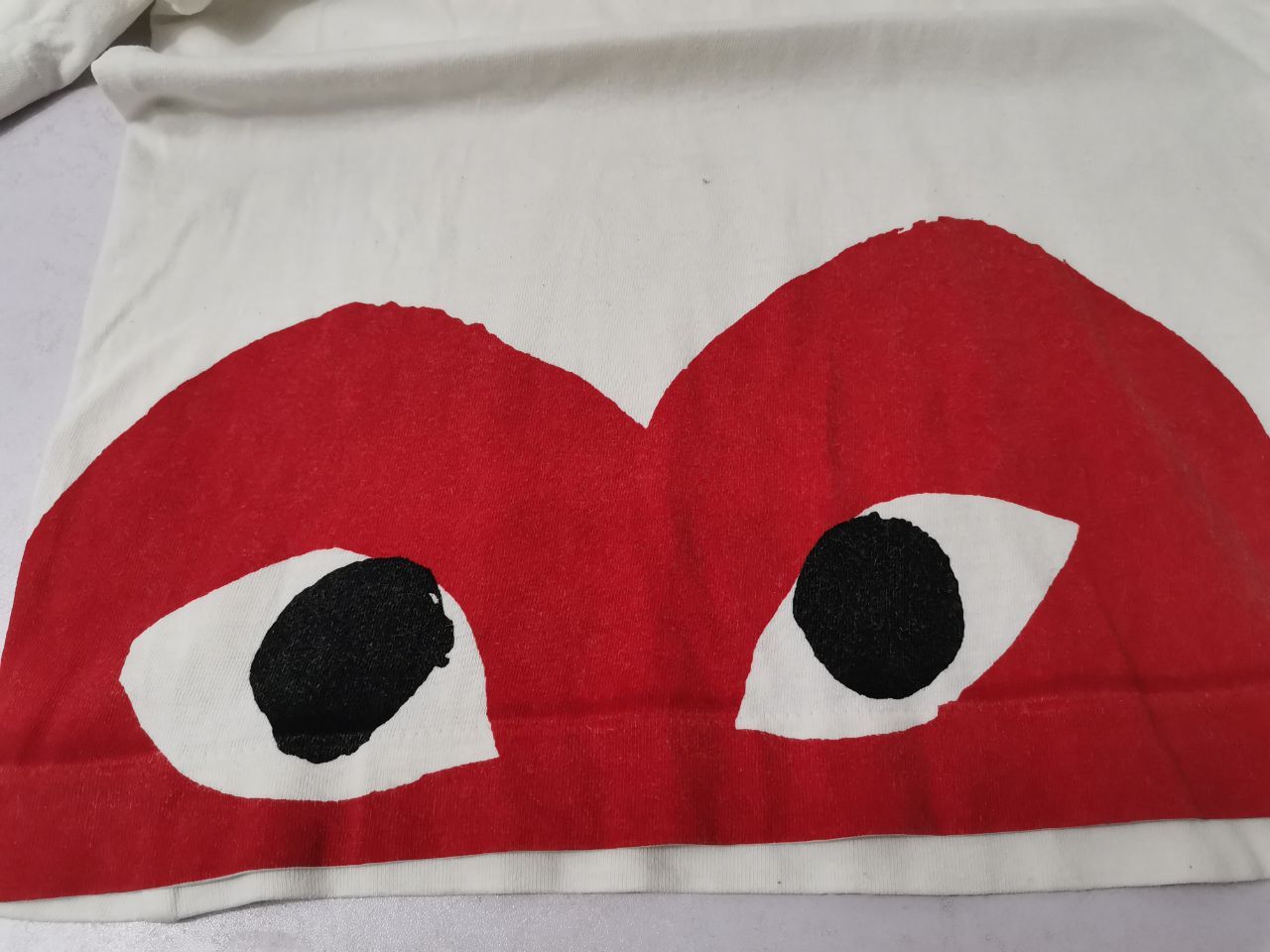 Comme des Garcons × Comme des Garcons Homme × Comme des Garcons Homme Plus Comme des Garcons CDG Play Heart White Size US XXS / EU 40 - 1 Thumbnail
