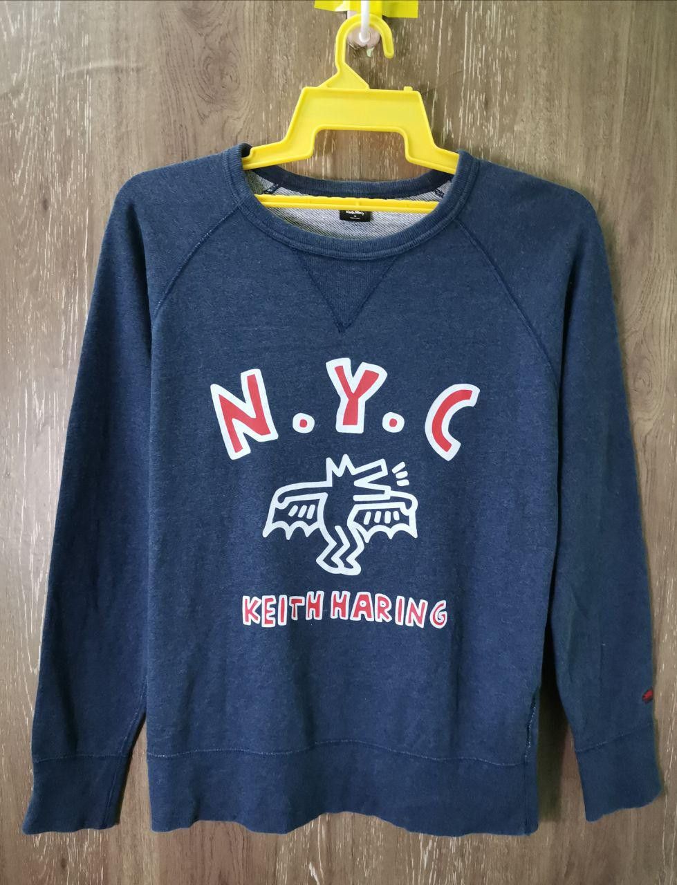 Keith Haring Vintage Keith Haring USA Flag Crewneck / Andy Warhol Size US M / EU 48-50 / 2 - 1 Thumbnail