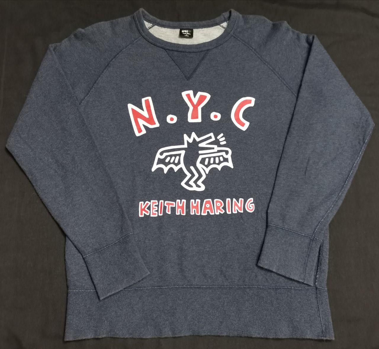 Keith Haring Vintage Keith Haring USA Flag Crewneck / Andy Warhol Size US M / EU 48-50 / 2 - 7 Thumbnail