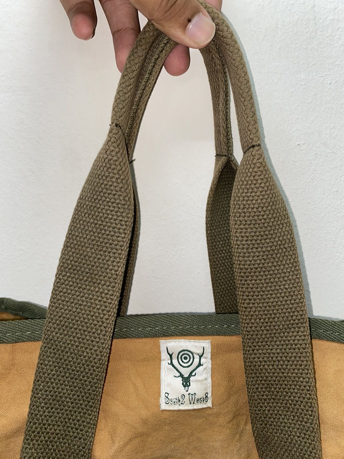 Nepenthes South2 West8 by Nepenthes Co. Medium Canvas Tote Bag Size ONE SIZE - 9 Thumbnail
