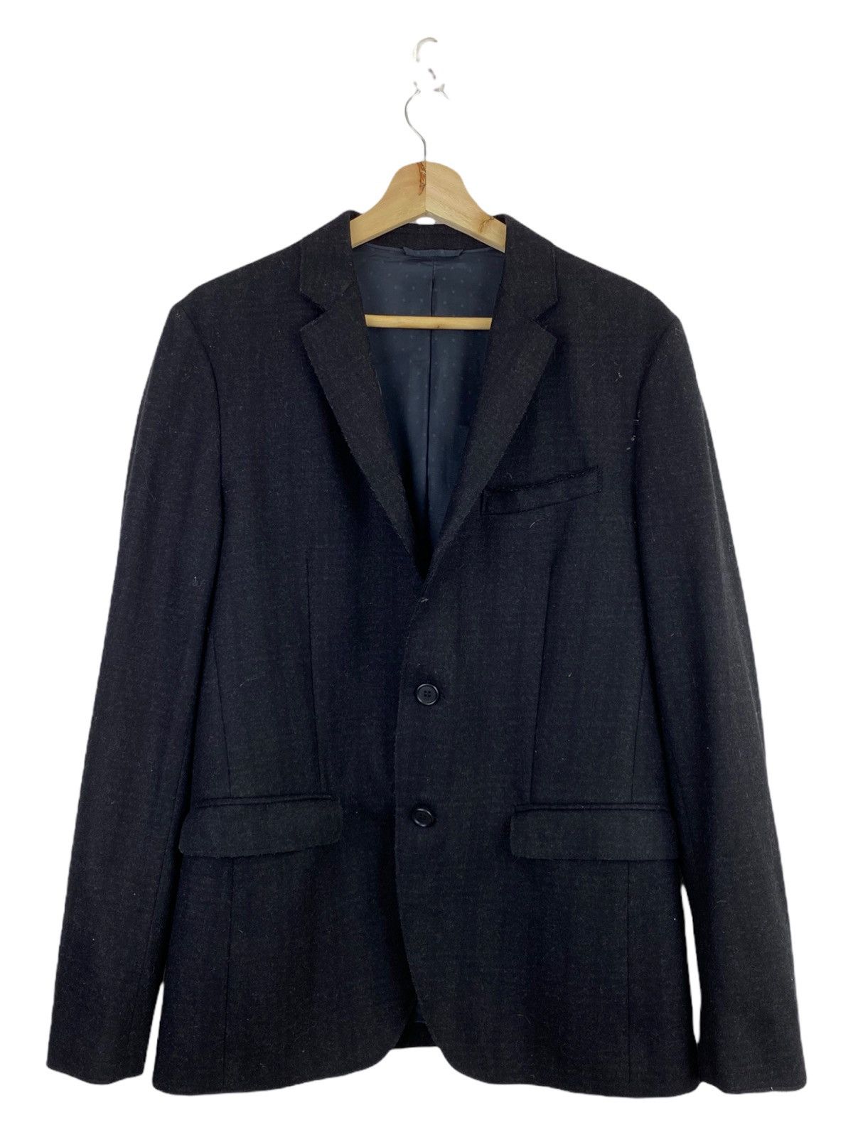image of Sisley Black Blazer, Men's (Size Medium)