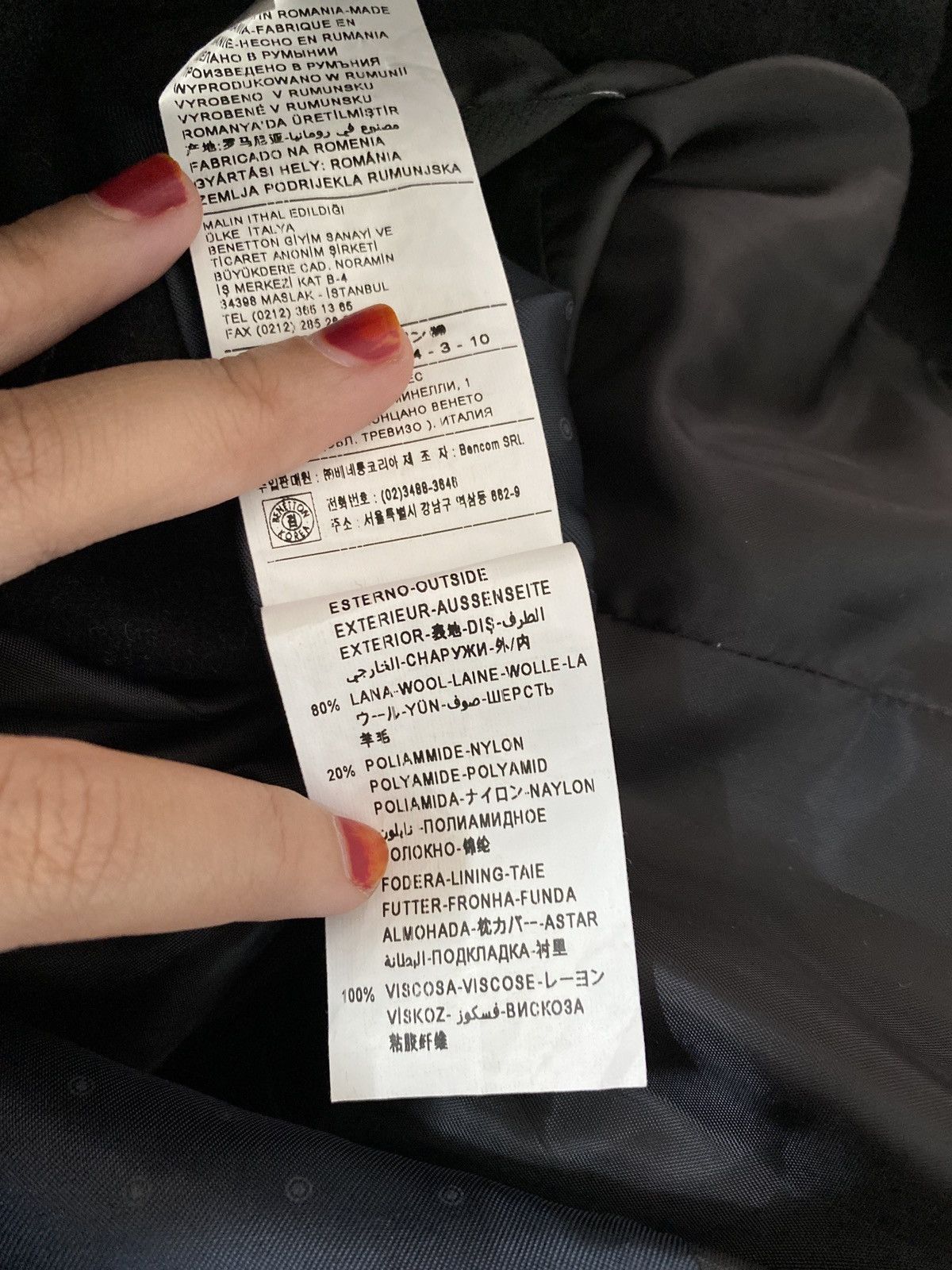 Designer × Sisley SISLEY BLACK BLAZER Size US M / EU 48-50 / 2 - 5 Thumbnail