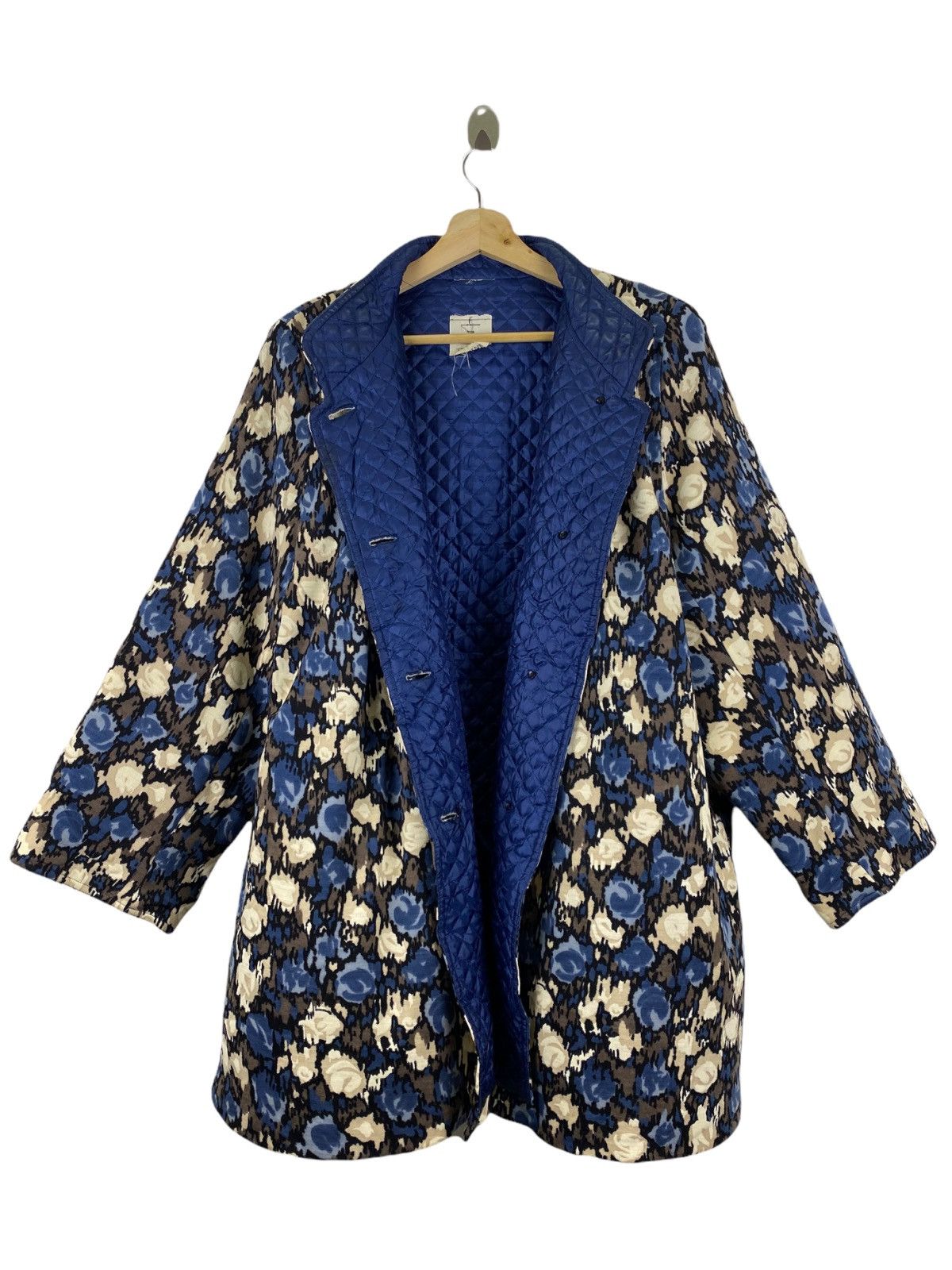 Designer RACINE PARIS MADE FRANCE GOLD BUTTON PRINTED JACKET Size US XL / EU 56 / 4 - 4 Thumbnail