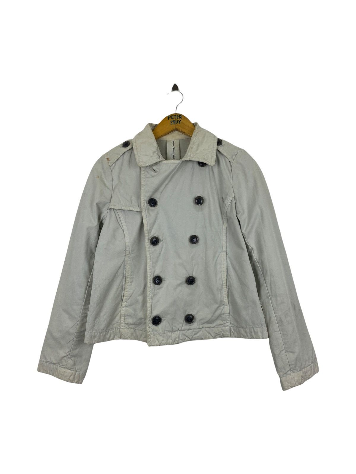 Designer × Japanese Brand × Pas De Faux PAS DE CALAIS LIGNE JEAN CROPPED JACKET Size US S / EU 44-46 / 1 - 1 Thumbnail