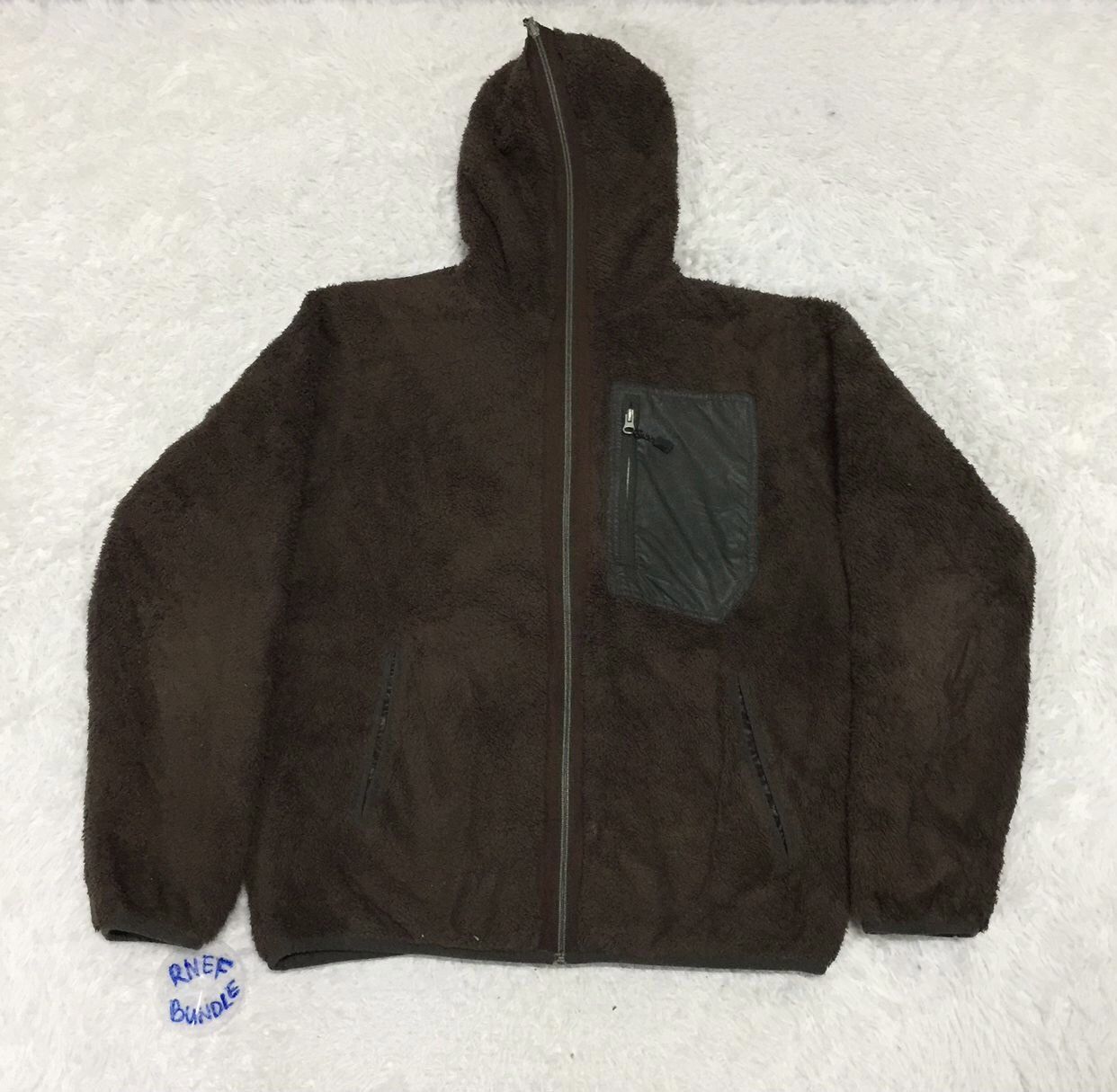 Japanese Brand The shop TK Mixpice reversible fleece shark jacket Size US L / EU 52-54 / 3 - 1 Thumbnail