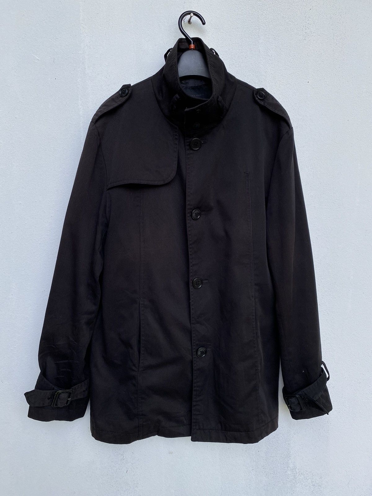 Designer × Jack & Jones Jack & Jones Black Men’s Cotton Jacket Size US M / EU 48-50 / 2 - 2 Thumbnail