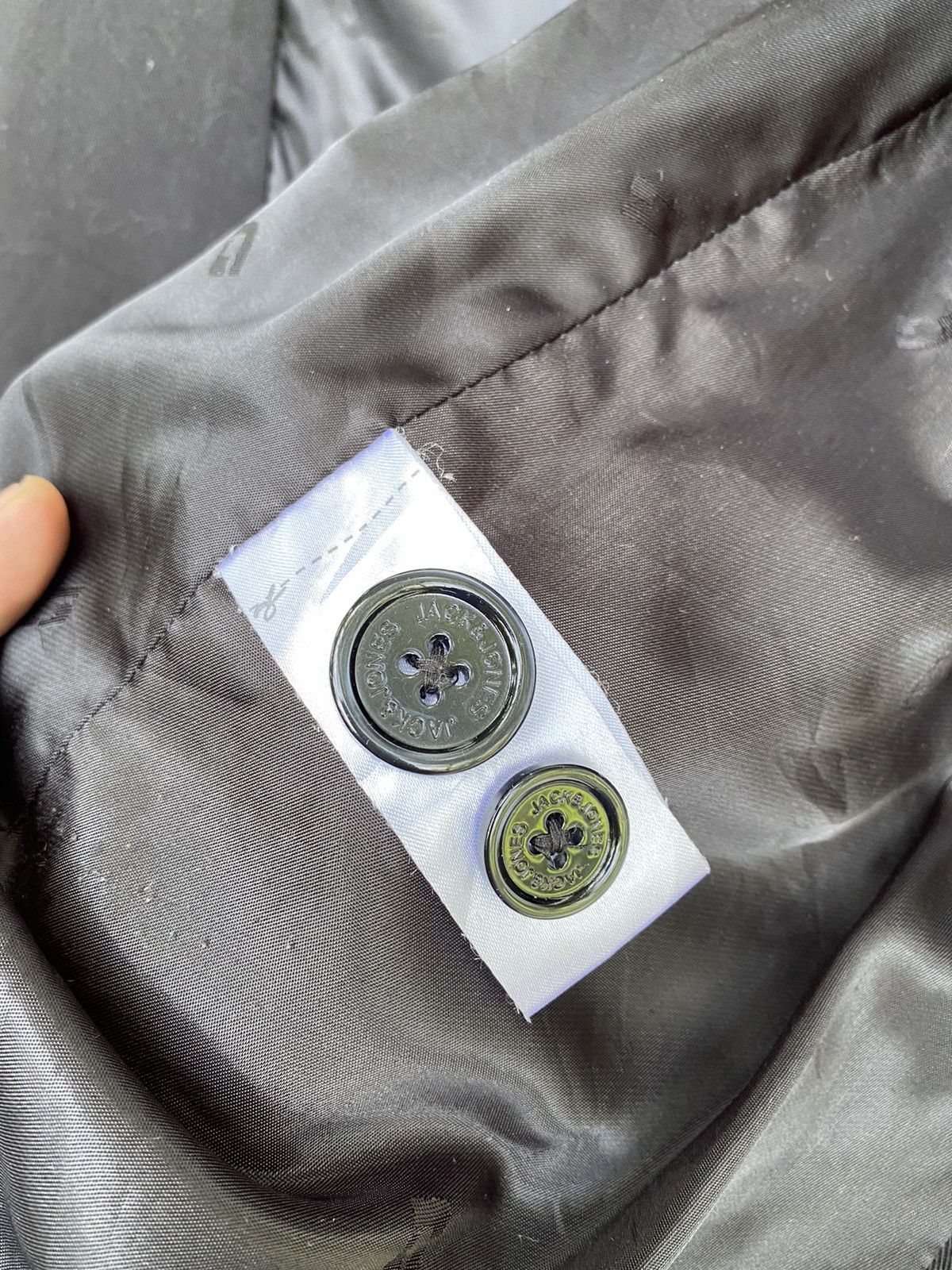 Designer × Jack & Jones Jack & Jones Black Men’s Cotton Jacket Size US M / EU 48-50 / 2 - 12 Thumbnail