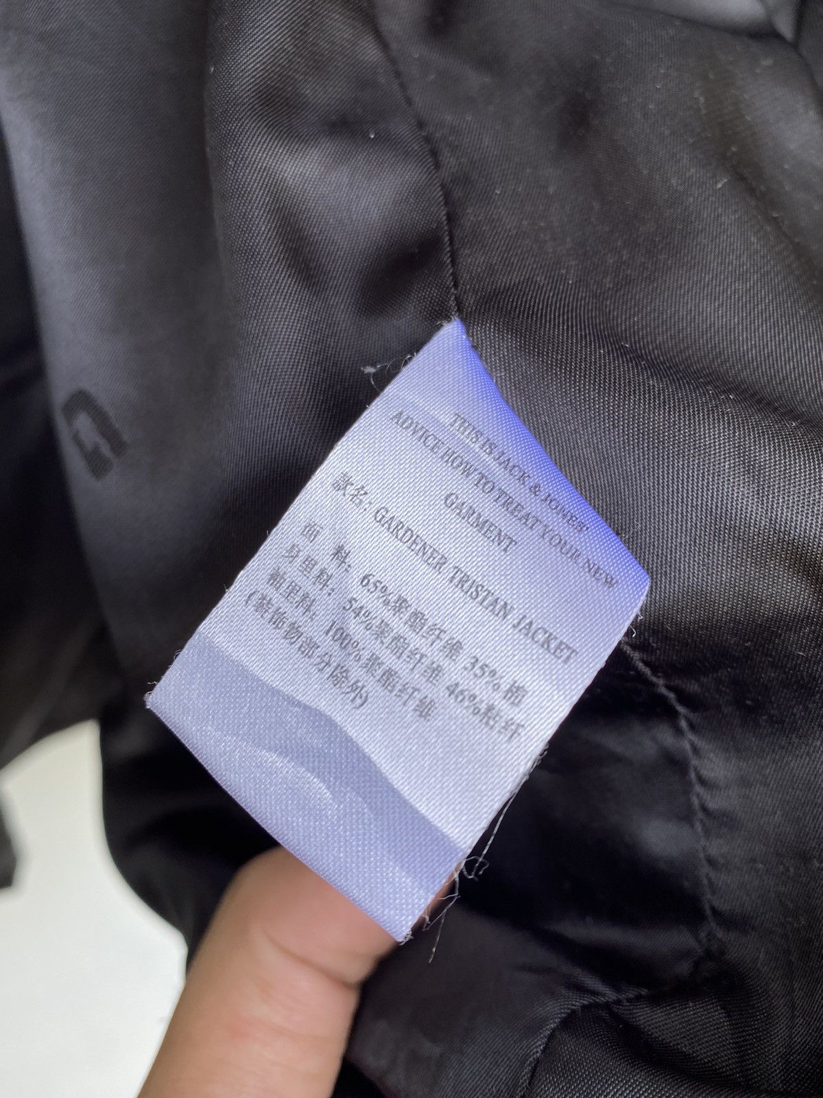 Designer × Jack & Jones Jack & Jones Black Men’s Cotton Jacket Size US M / EU 48-50 / 2 - 11 Thumbnail