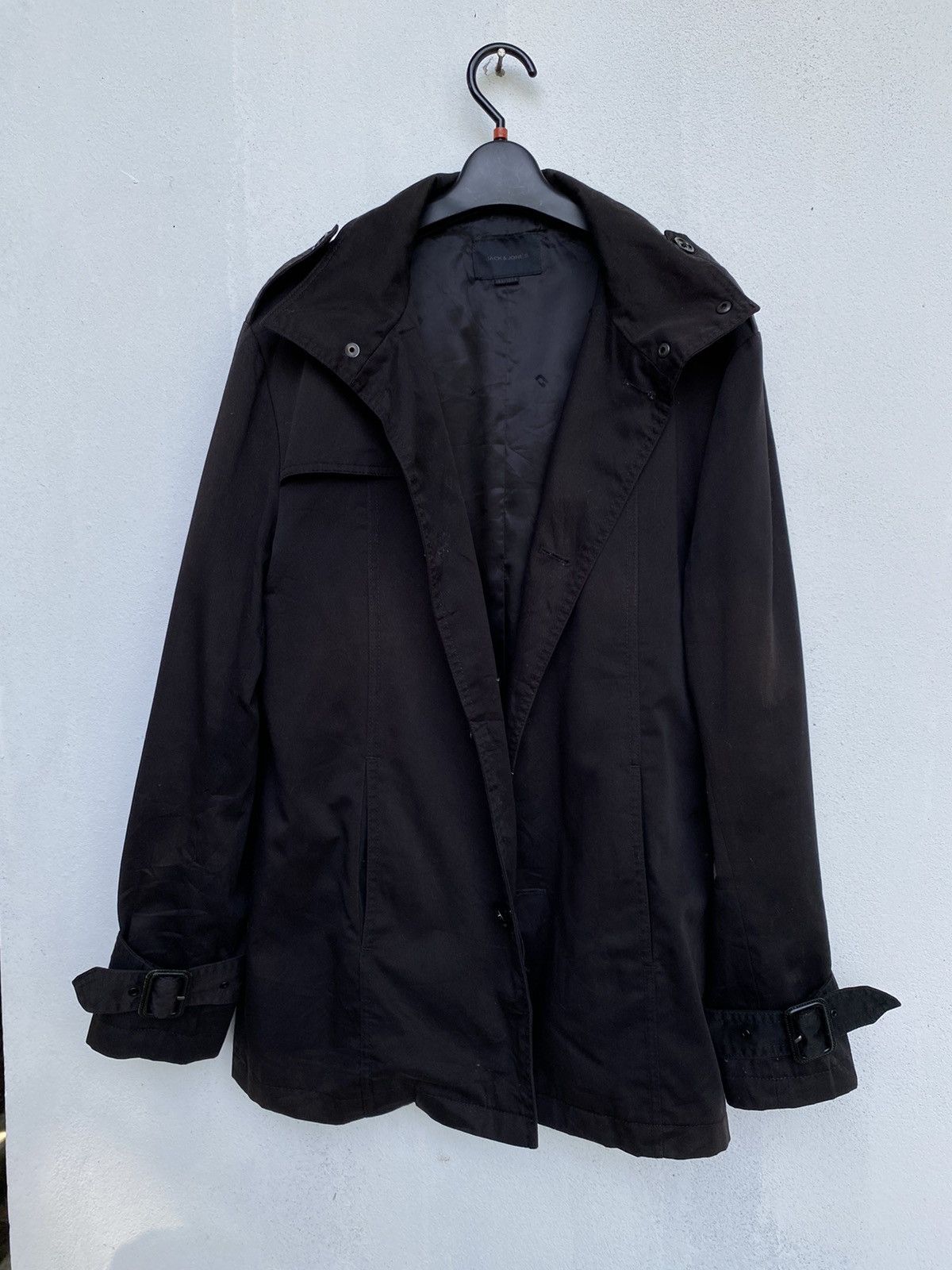 Designer × Jack & Jones Jack & Jones Black Men’s Cotton Jacket Size US M / EU 48-50 / 2 - 4 Thumbnail