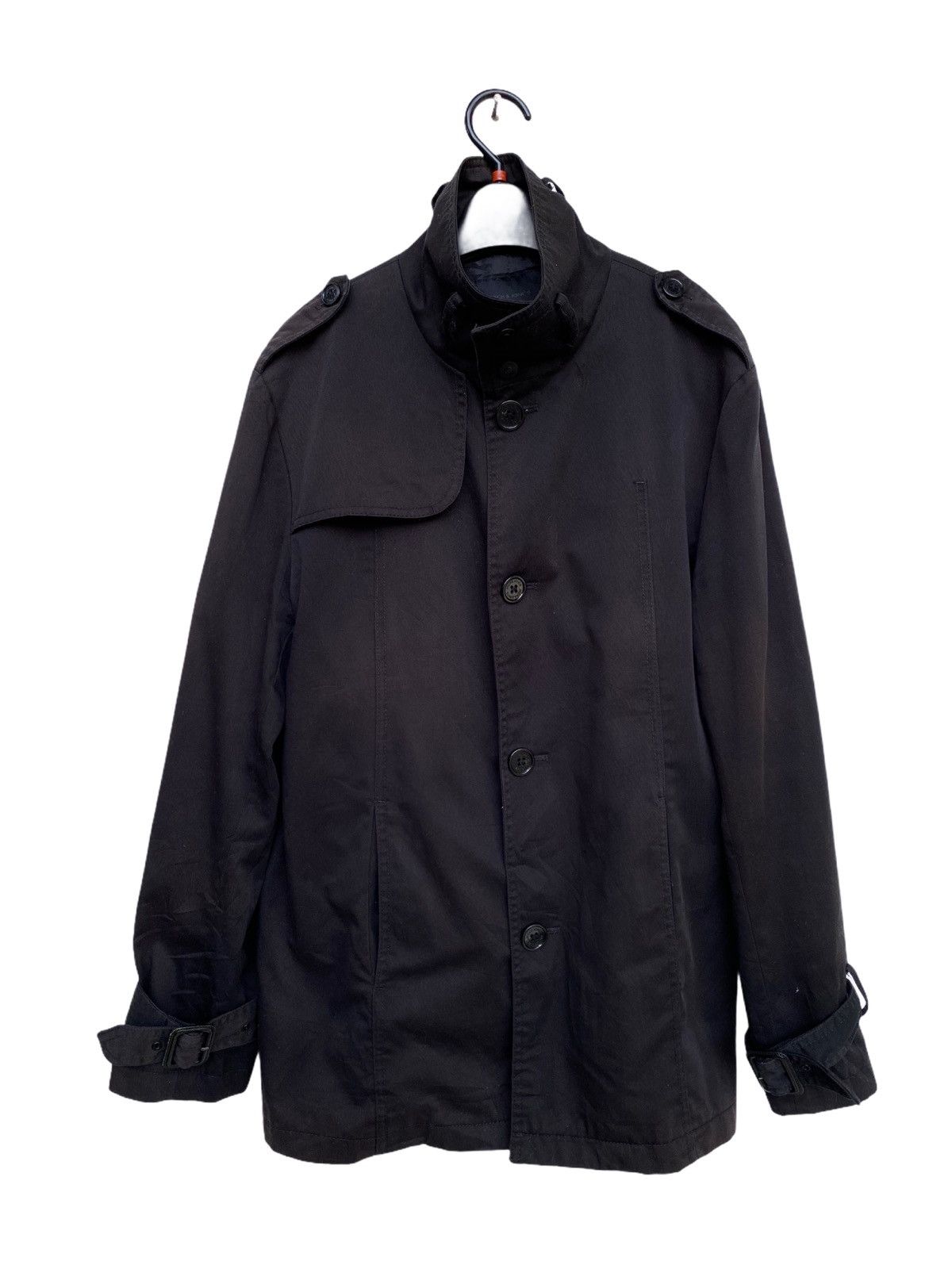 Designer × Jack & Jones Jack & Jones Black Men’s Cotton Jacket Size US M / EU 48-50 / 2 - 1 Thumbnail