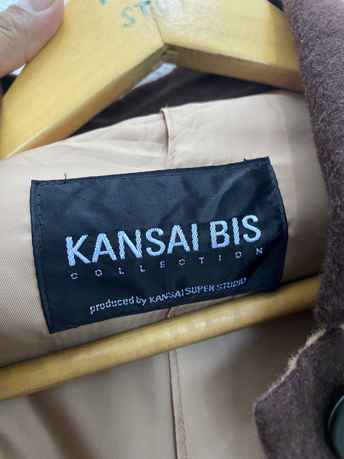 Designer × Japanese Brand × Kansai Yamamoto Kansai Double Breast Wool Jacket-GK89 Size US M / EU 48-50 / 2 - 9 Thumbnail