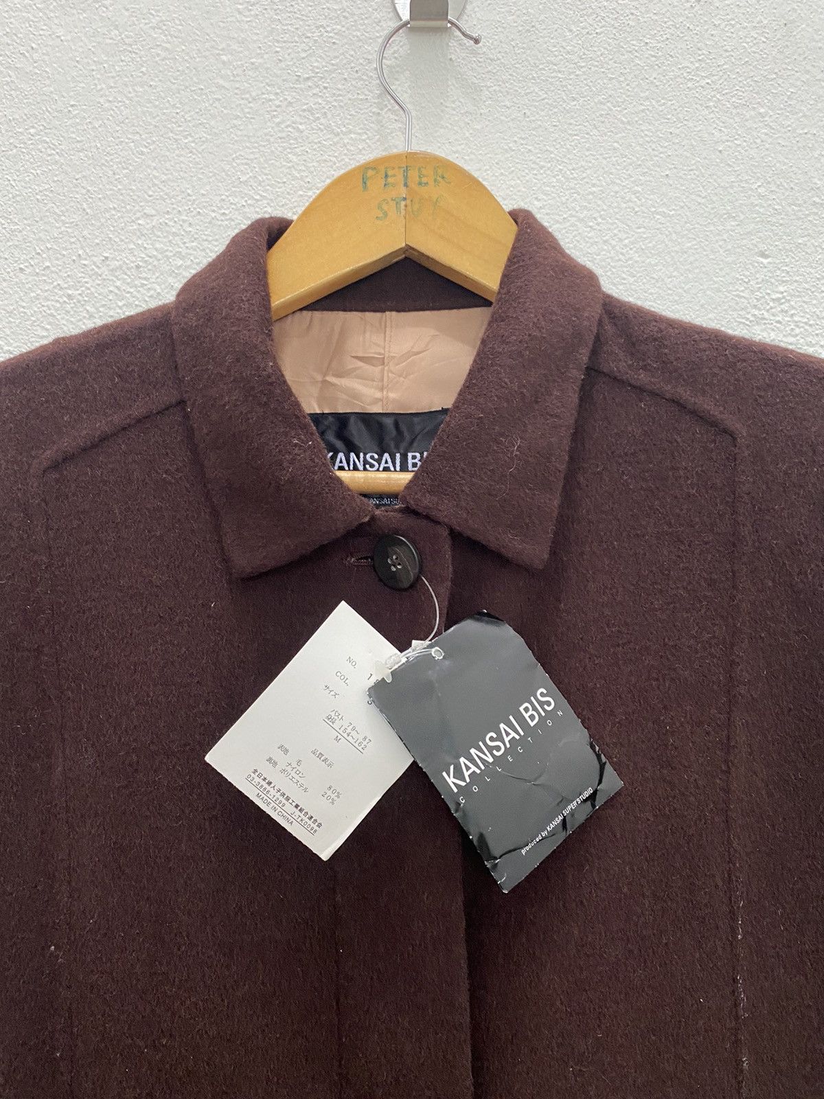 Designer × Japanese Brand × Kansai Yamamoto Kansai Double Breast Wool Jacket-GK89 Size US M / EU 48-50 / 2 - 4 Thumbnail
