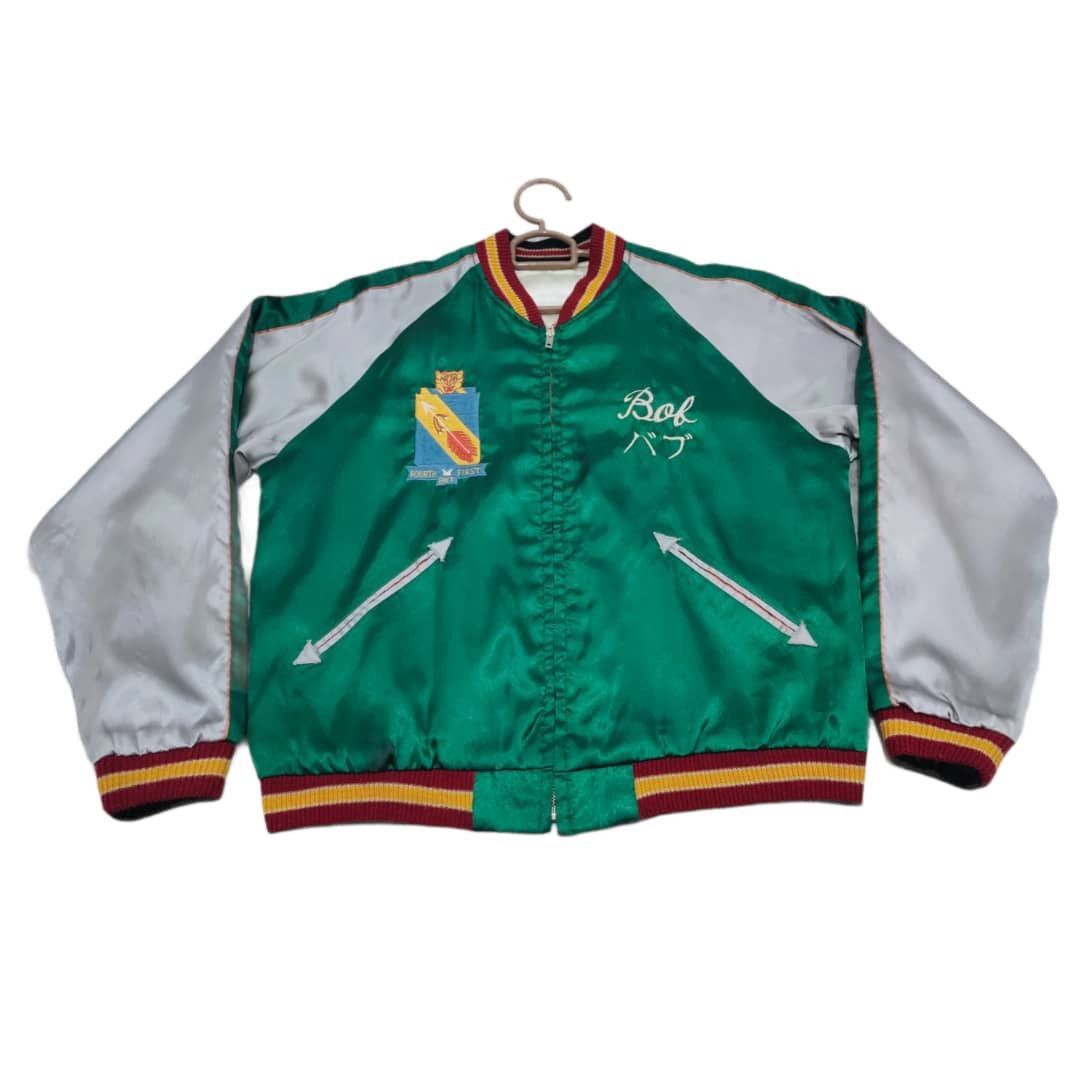 Vintage vintage 1954 reversible embroidery sqdn chief jacket Size US L / EU 52-54 / 3 - 4 Thumbnail