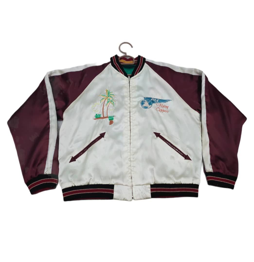 Vintage vintage 1954 reversible embroidery sqdn chief jacket Size US L / EU 52-54 / 3 - 8 Thumbnail