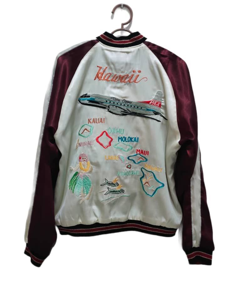 Vintage vintage 1954 reversible embroidery sqdn chief jacket Size US L / EU 52-54 / 3 - 6 Thumbnail