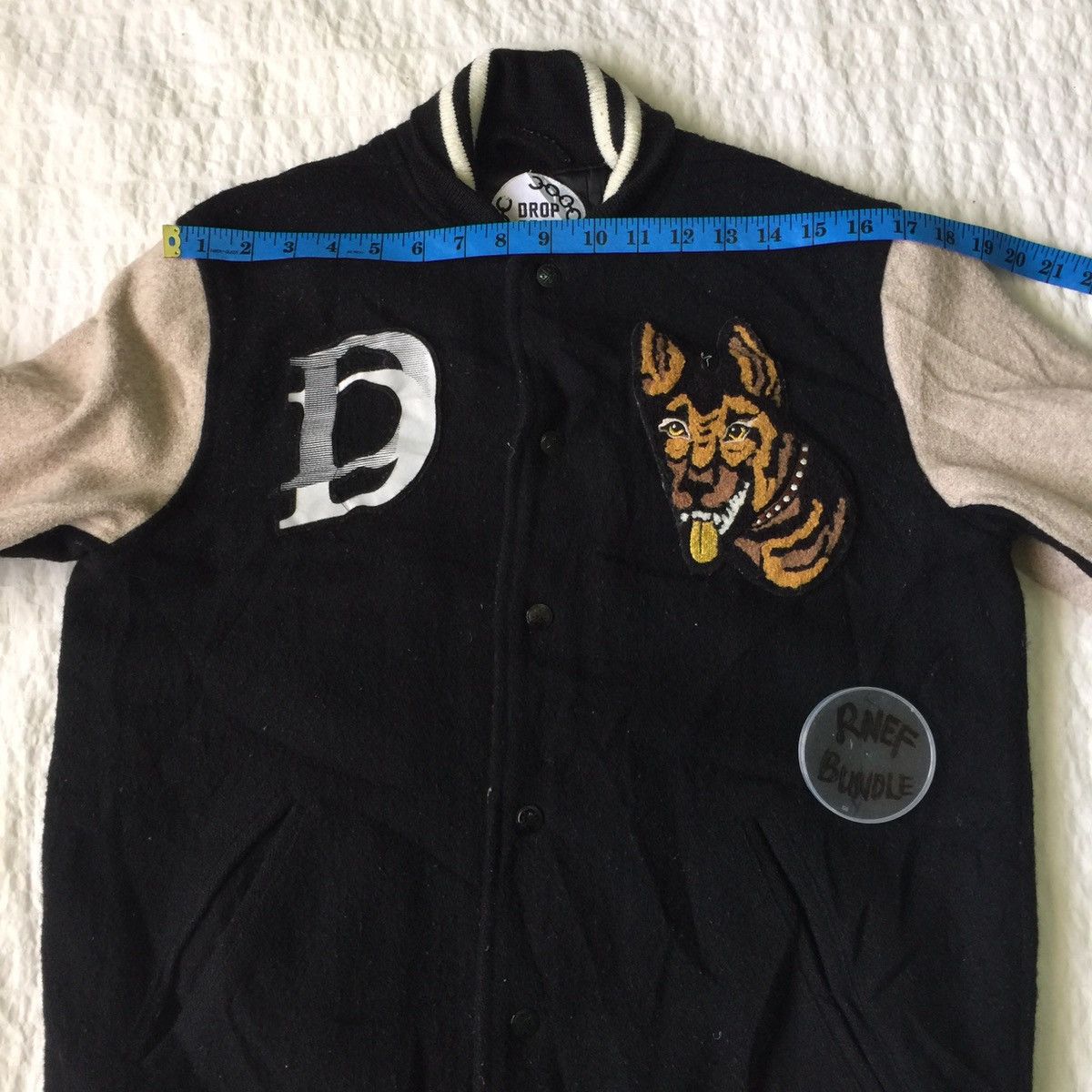 Japanese Brand Nice design drop dead guys style varsity jacket Size US M / EU 48-50 / 2 - 18 Thumbnail