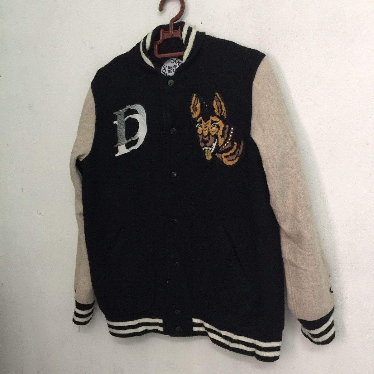 Japanese Brand Nice design drop dead guys style varsity jacket Size US M / EU 48-50 / 2 - 3 Thumbnail