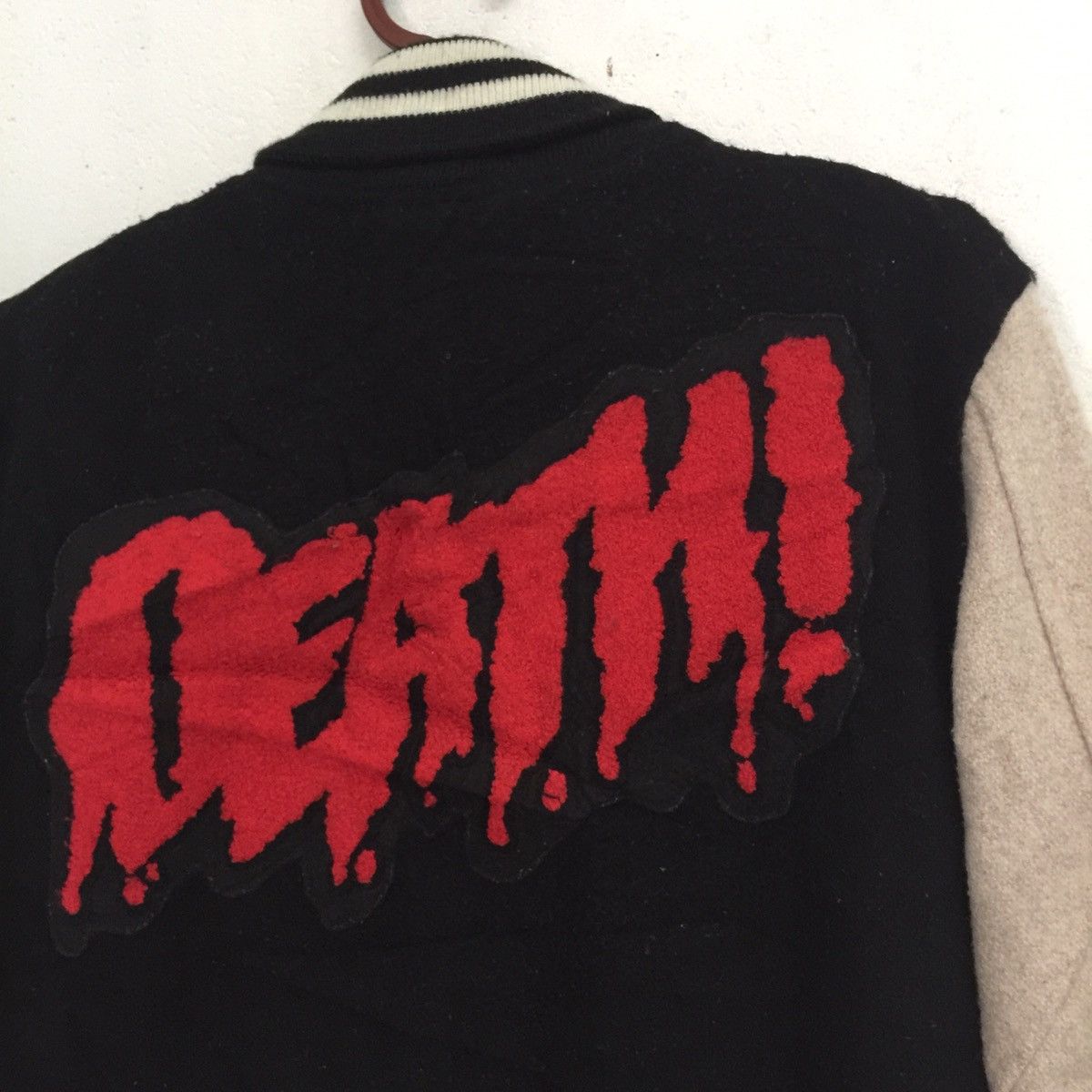 Japanese Brand Nice design drop dead guys style varsity jacket Size US M / EU 48-50 / 2 - 11 Thumbnail