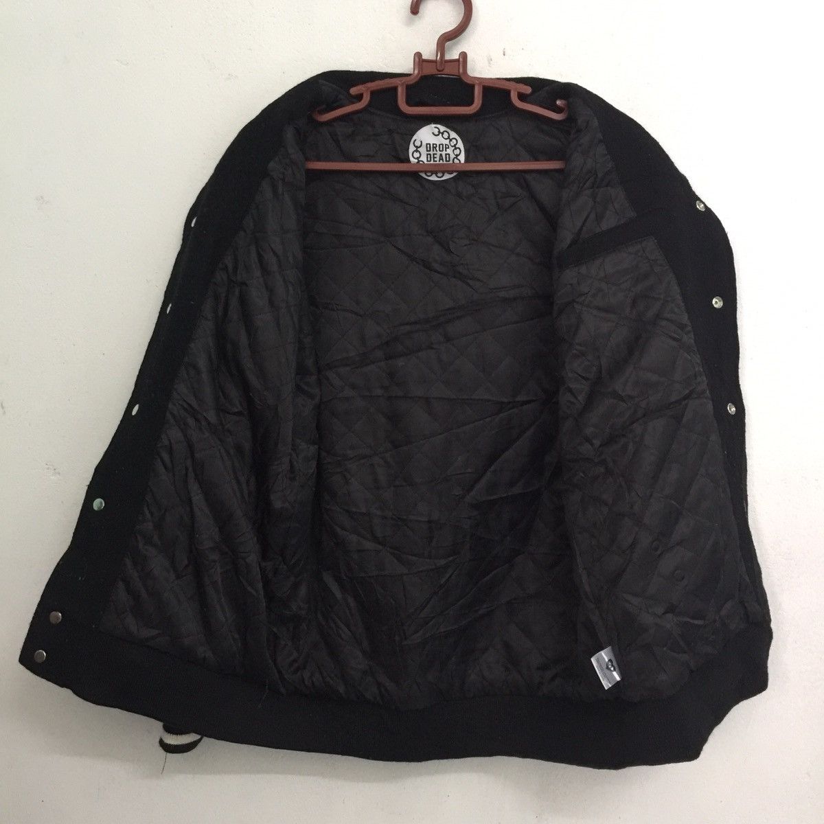 Japanese Brand Nice design drop dead guys style varsity jacket Size US M / EU 48-50 / 2 - 12 Thumbnail