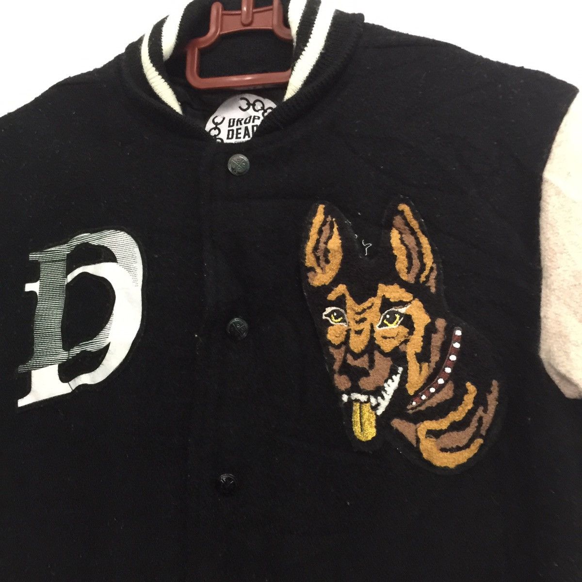 Japanese Brand Nice design drop dead guys style varsity jacket Size US M / EU 48-50 / 2 - 5 Thumbnail