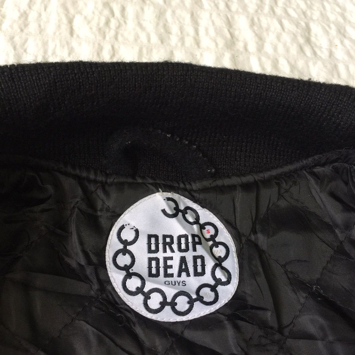 Japanese Brand Nice design drop dead guys style varsity jacket Size US M / EU 48-50 / 2 - 13 Thumbnail