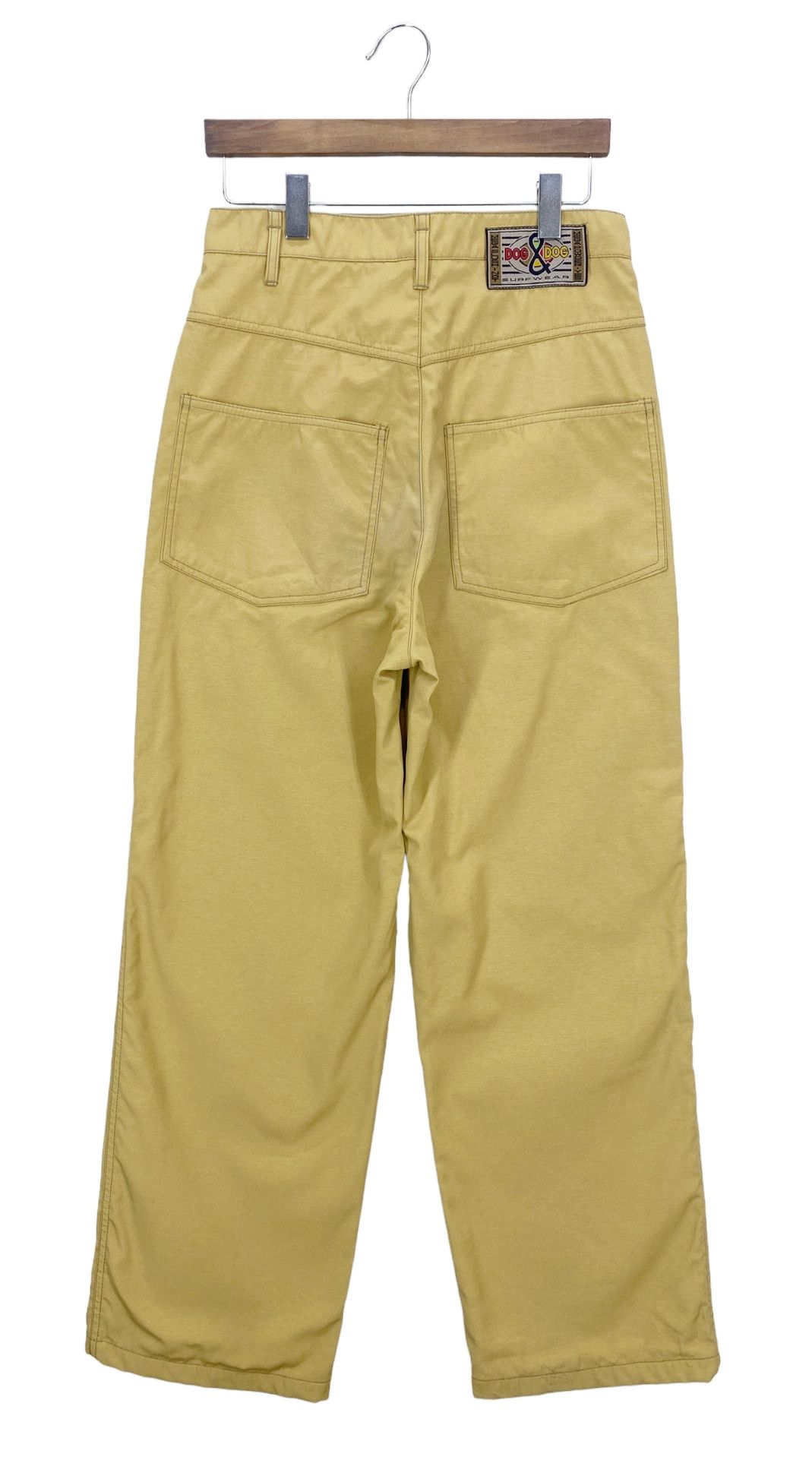 image of Distressed Denim Dog & Dog Baggy Pants Cotton Polyester Hip Hop Skateboard in Brown, Men's (Size 28