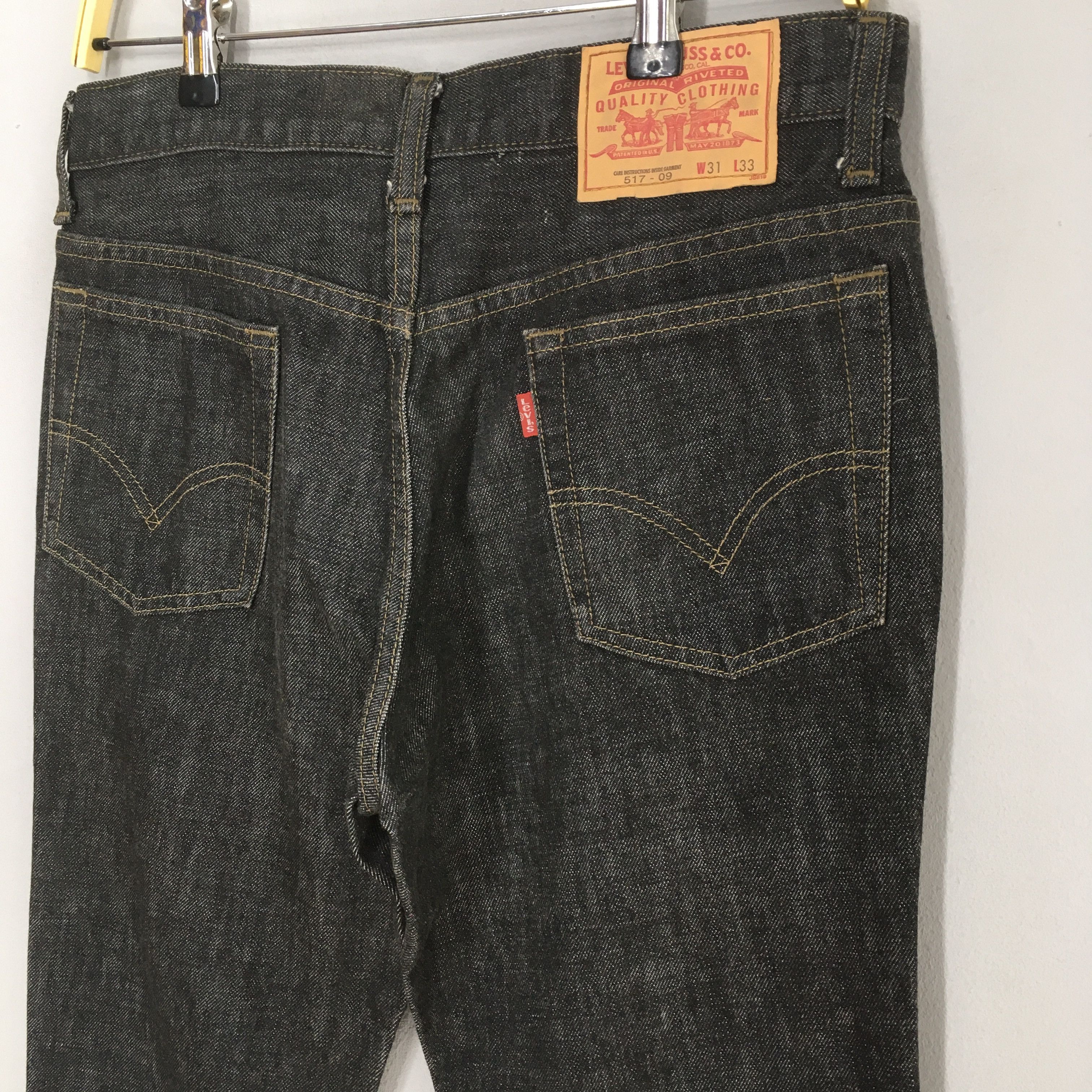 Levi's Vintage Clothing Size 31x31 Vintage Levis 517 Bootcut Flare High Rise Jeans Size US 31 - 18 Thumbnail