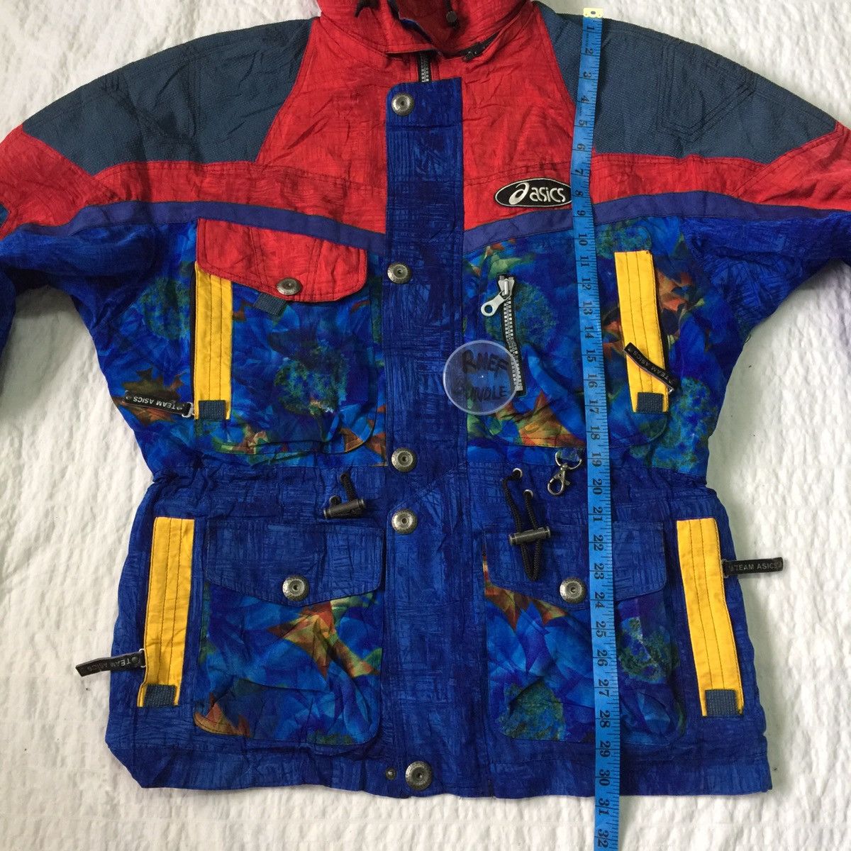 Asics Japanese Brand Asics Jacket Hoodie rare design Size US L / EU 52-54 / 3 - 21 Thumbnail