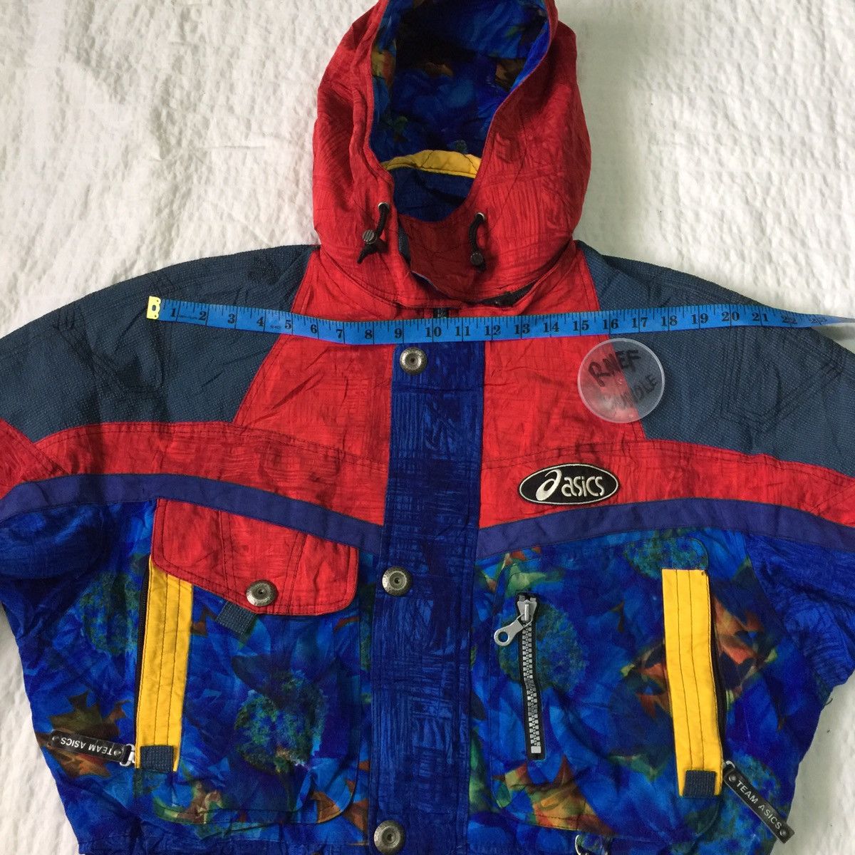 Asics Japanese Brand Asics Jacket Hoodie rare design Size US L / EU 52-54 / 3 - 20 Thumbnail