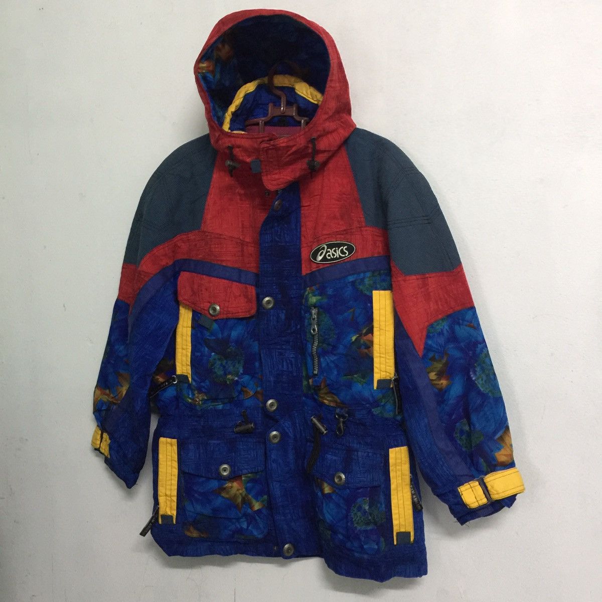 Asics Japanese Brand Asics Jacket Hoodie rare design Size US L / EU 52-54 / 3 - 2 Thumbnail