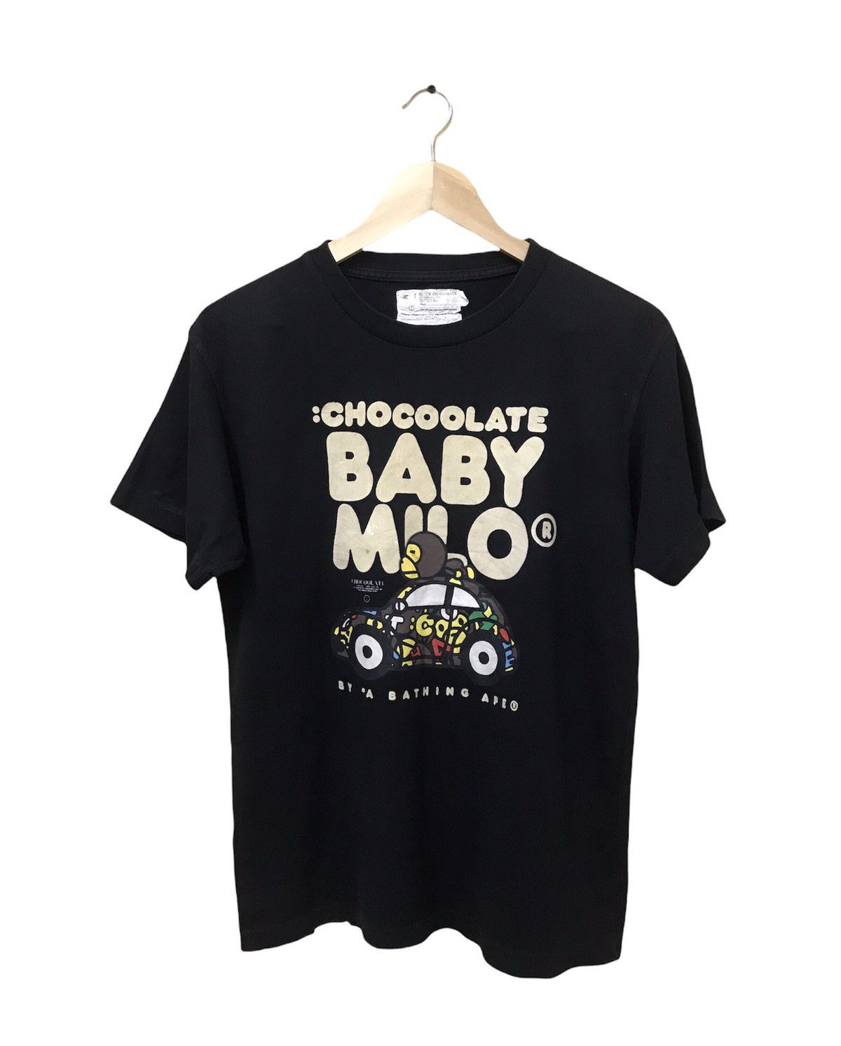 Bape Baby Milo x Black Chocoolate T-shirt Size US M / EU 48-50 / 2 - 1 Thumbnail