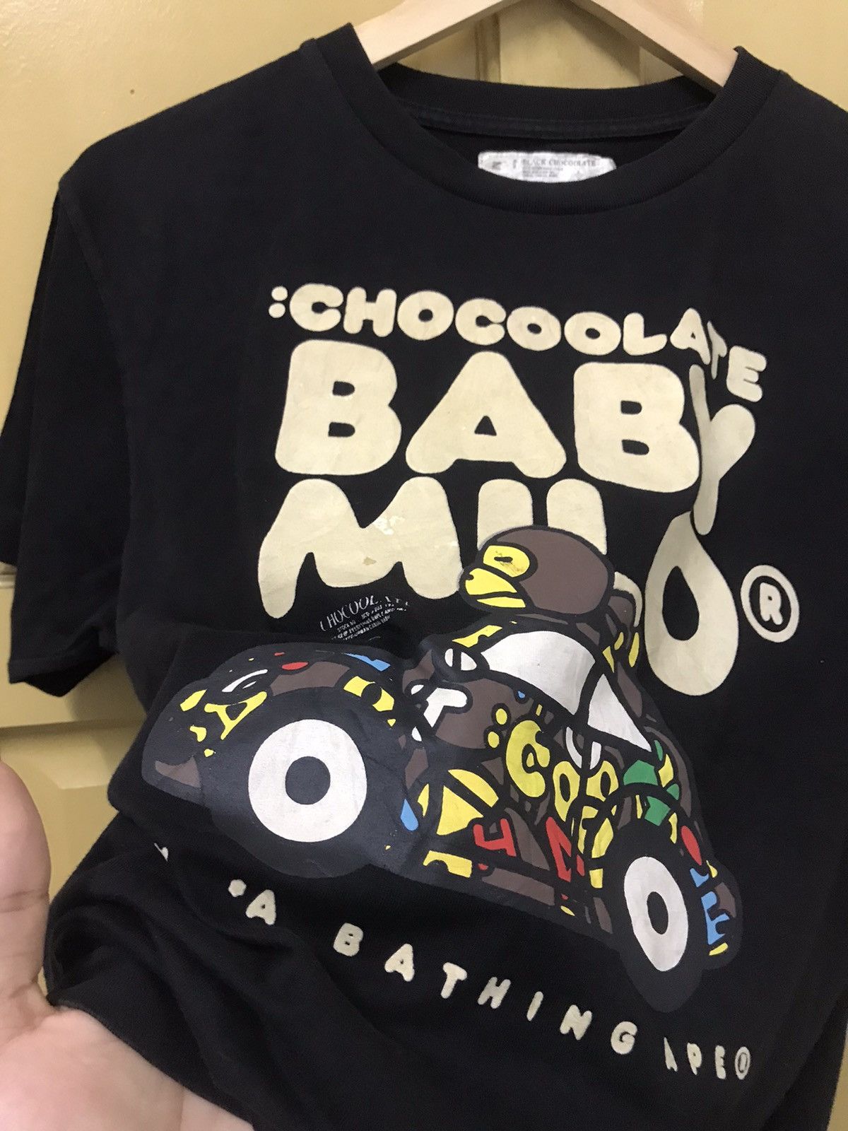 Bape Baby Milo x Black Chocoolate T-shirt Size US M / EU 48-50 / 2 - 3 Thumbnail
