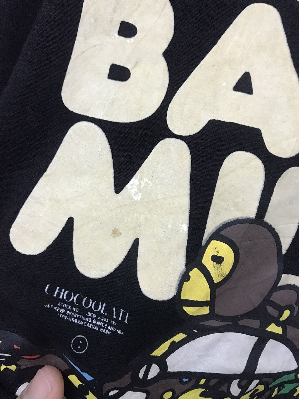 Bape Baby Milo x Black Chocoolate T-shirt Size US M / EU 48-50 / 2 - 4 Thumbnail