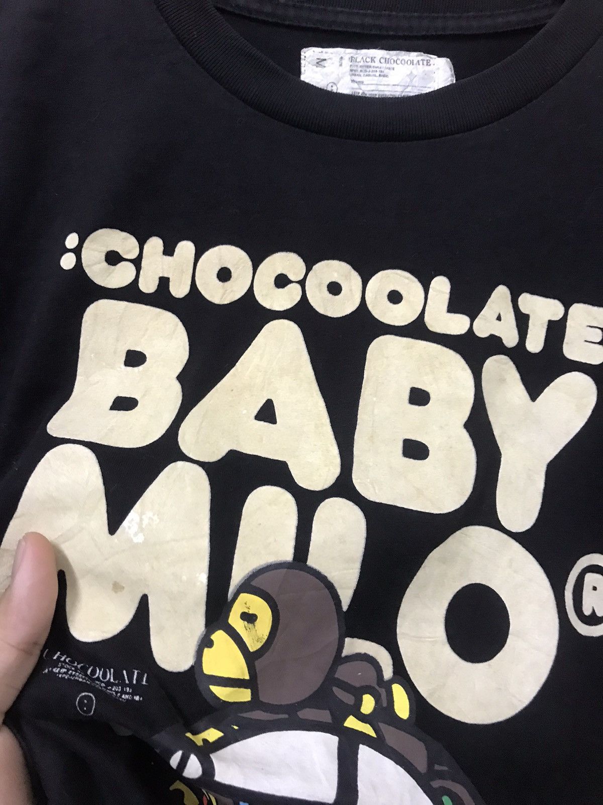 Bape Baby Milo x Black Chocoolate T-shirt Size US M / EU 48-50 / 2 - 5 Thumbnail