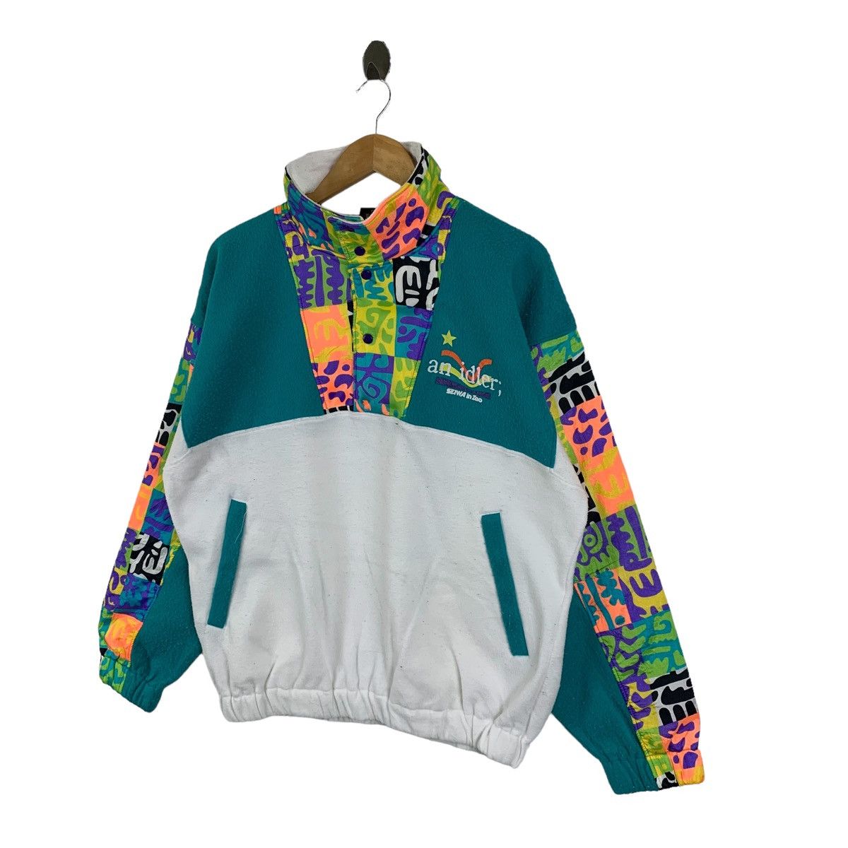 Vintage Vintage HAJIME Chian Motif Habitat Design Fleece Sweatshirt Size US L / EU 52-54 / 3 - 3 Thumbnail